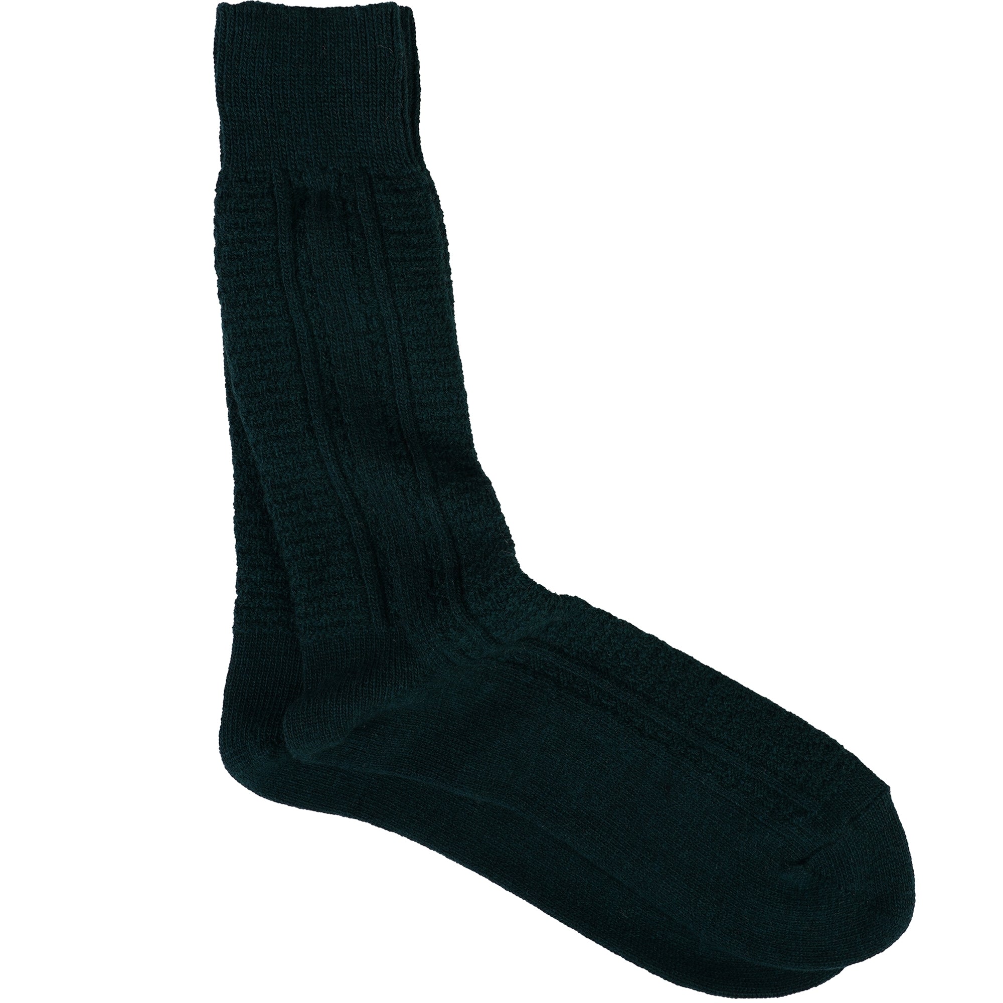 Wool Cash Socks - Green