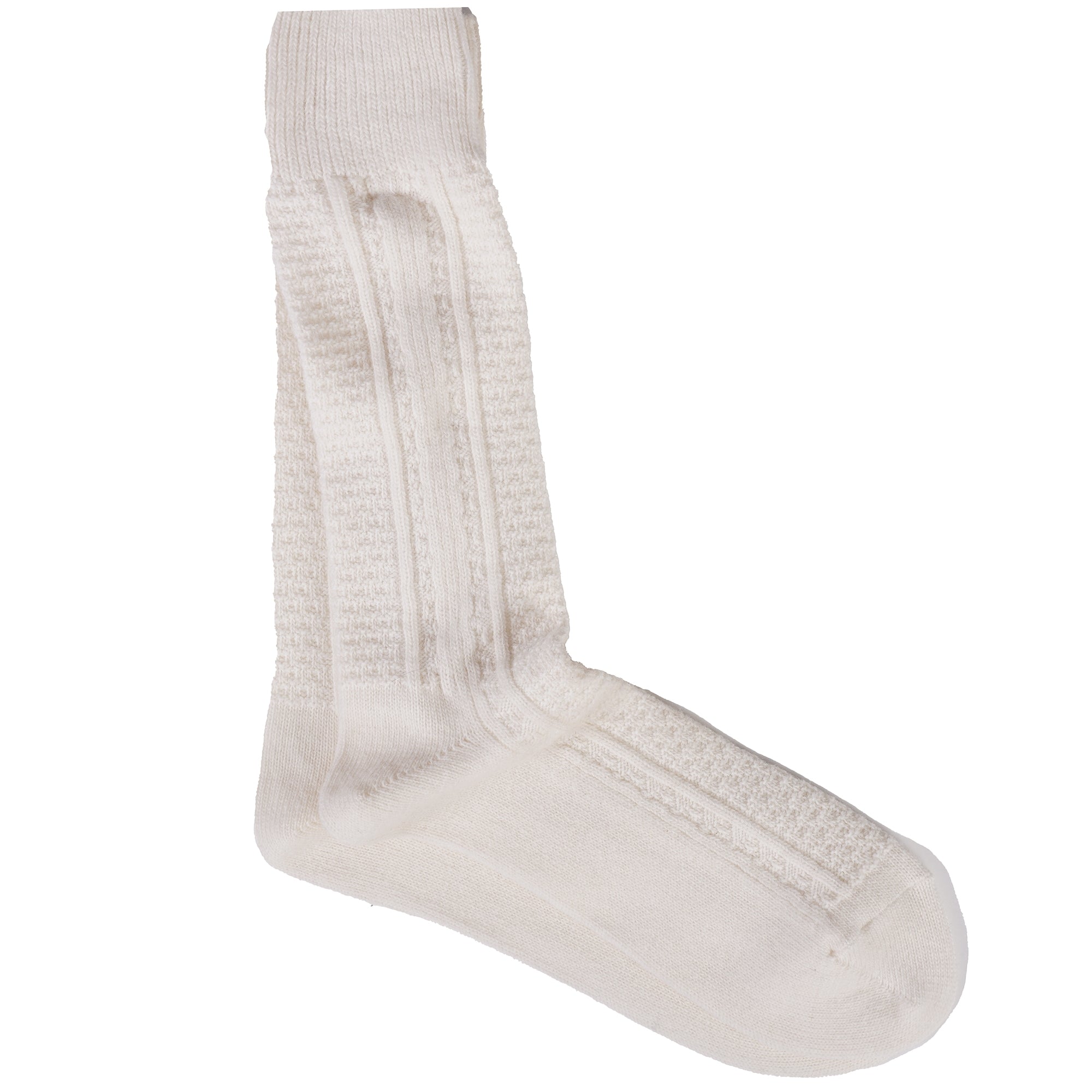 Wool Cash Socks - Off White