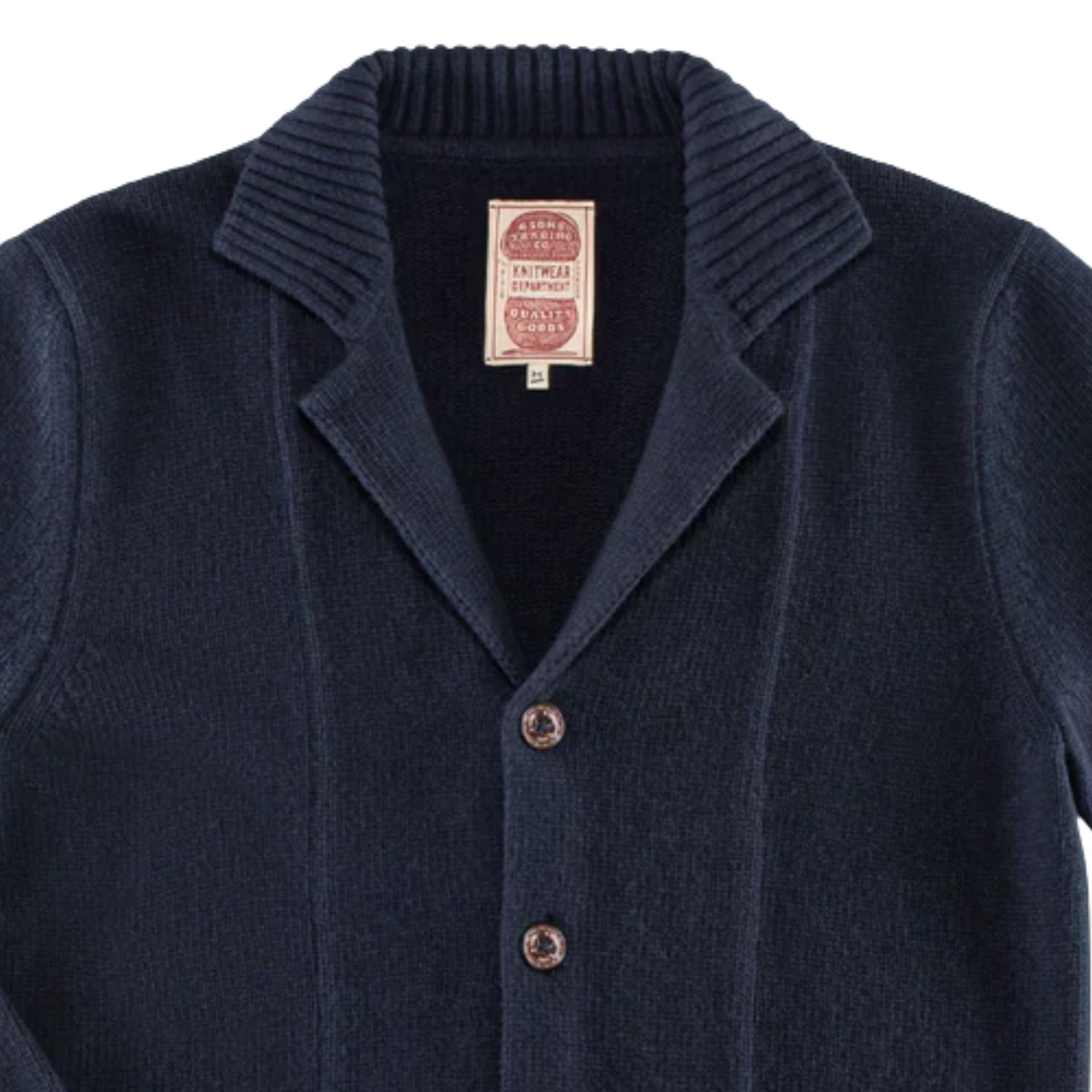 Saint Collar Cardigan - Navy