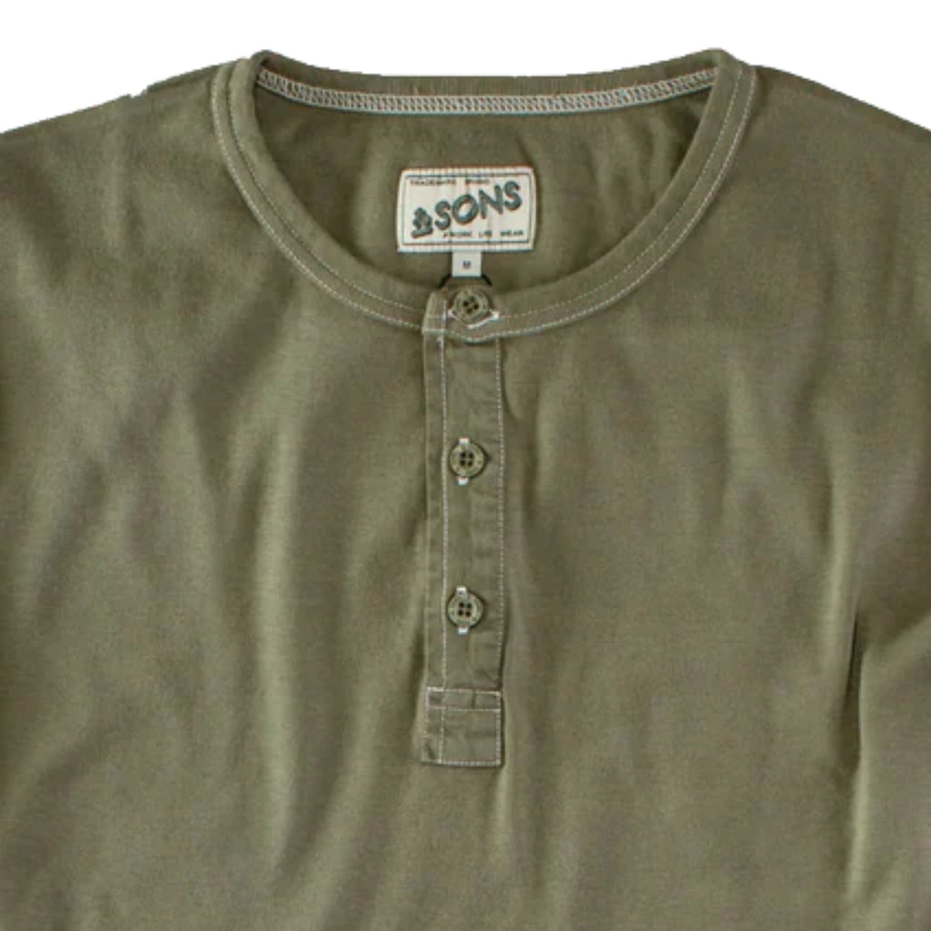 The New Elder Henley Shirt - Green