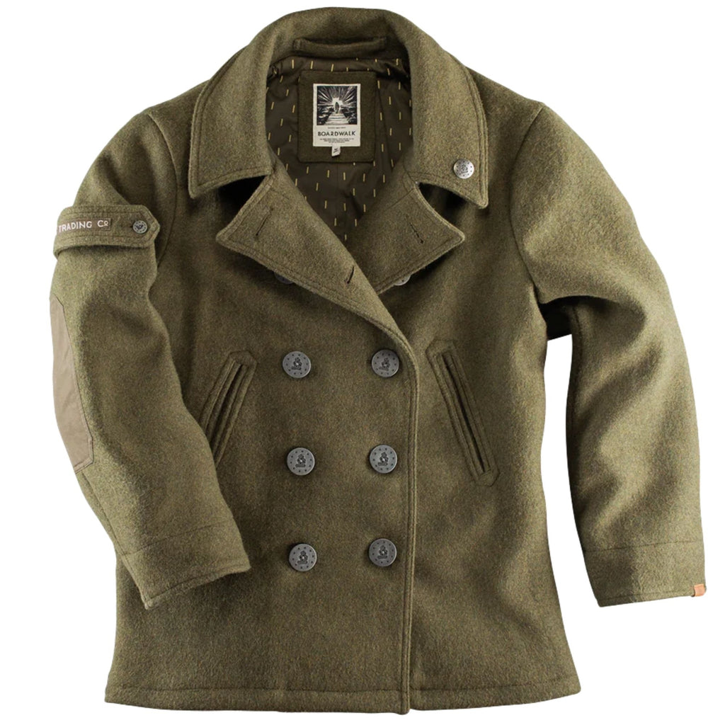 Boardwalk Peacoat - Green