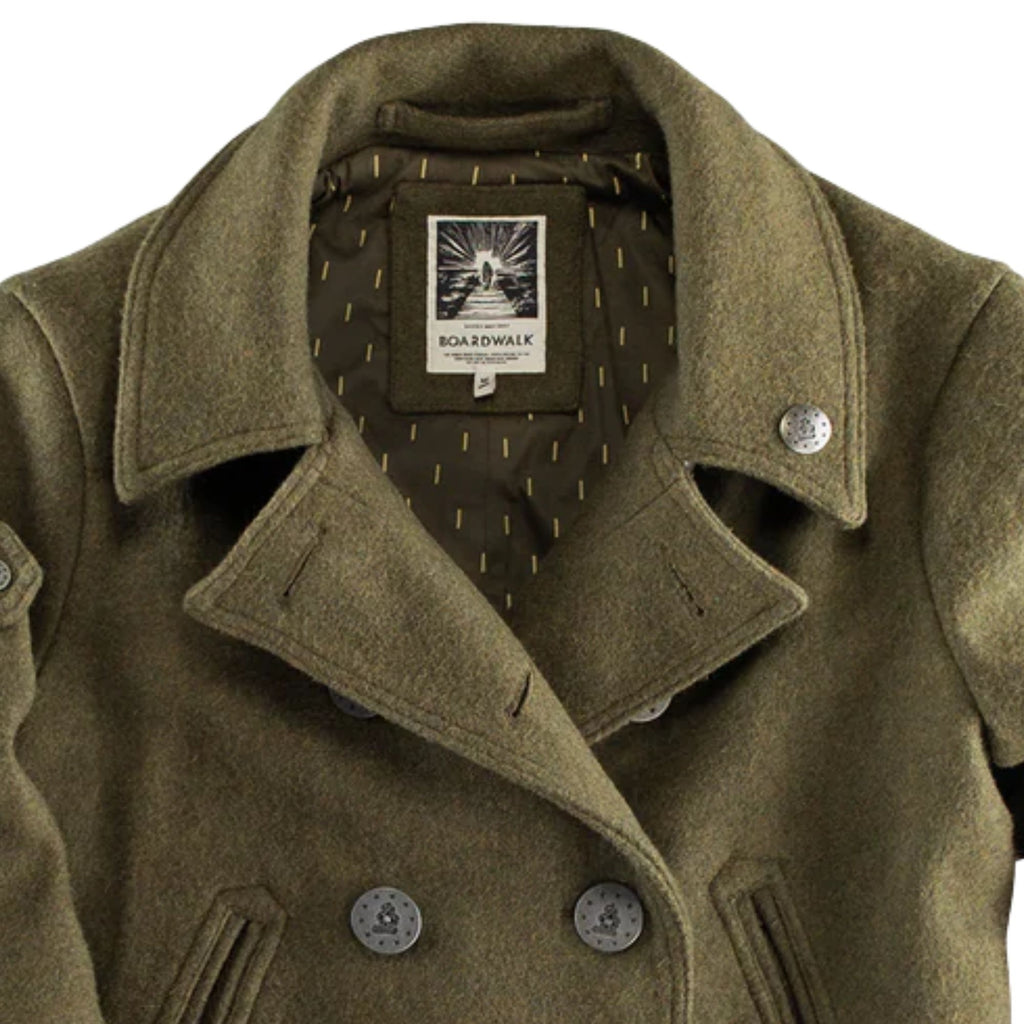 Boardwalk Peacoat - Green