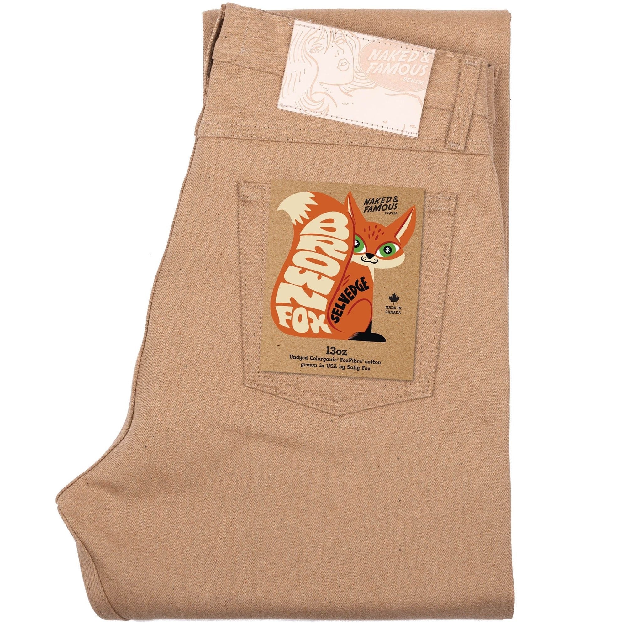 True Guy Brown Fox Selvedge - Brown