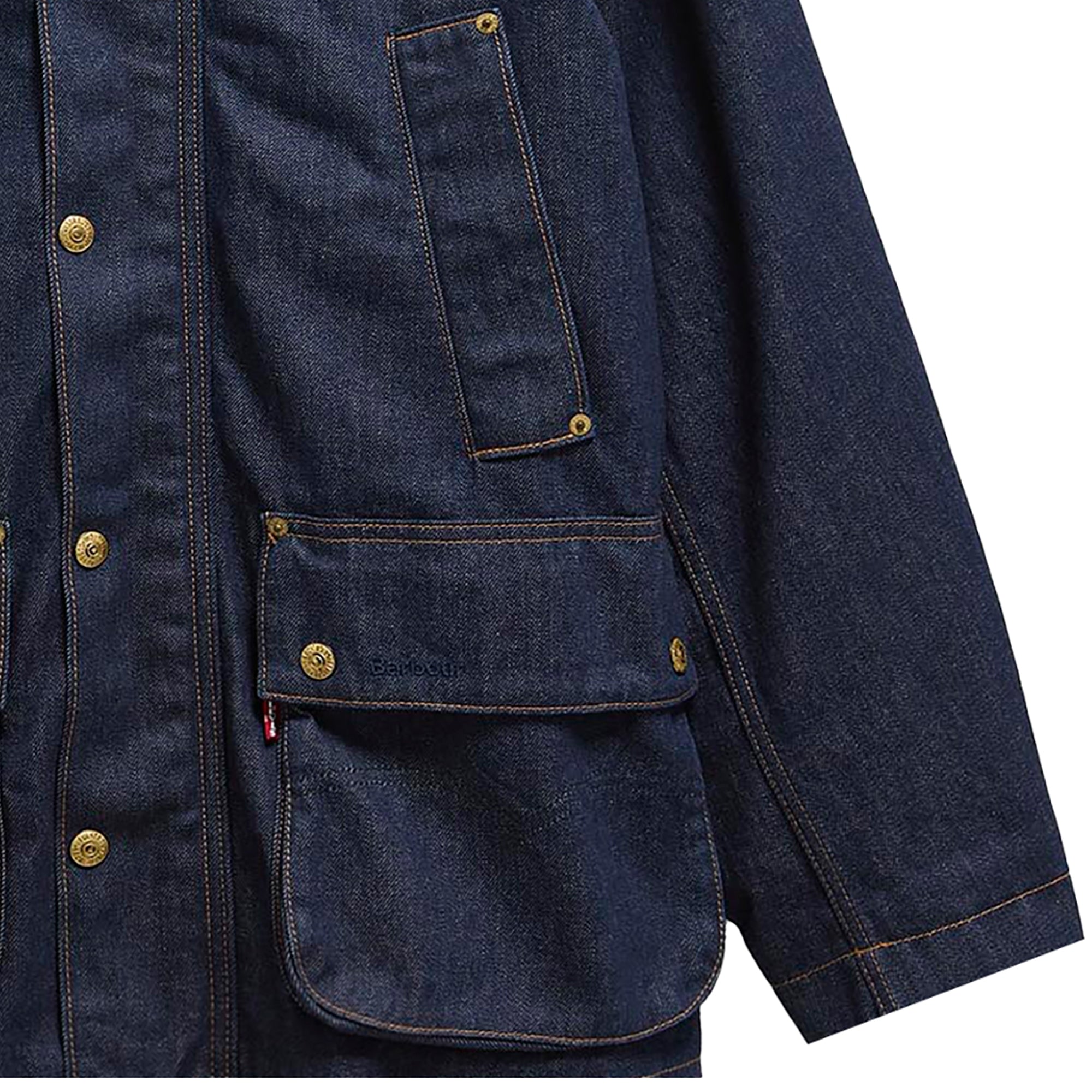 Barbour x Levis x Levi's Oversized Bedale Denim Jacket - Denim