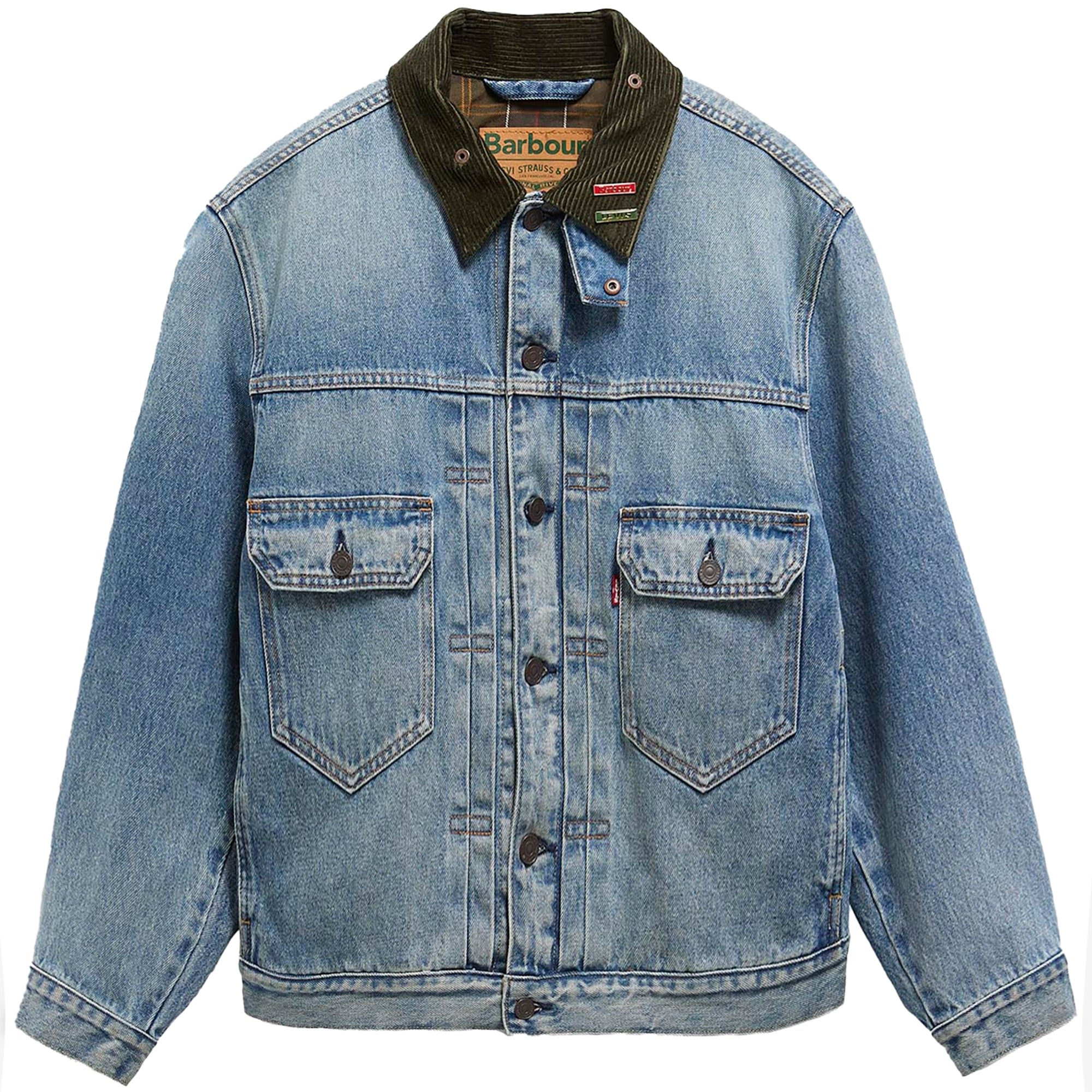 Barbour x Levis Type 2 Denim Jacket - Vintage Wash – Stuarts London