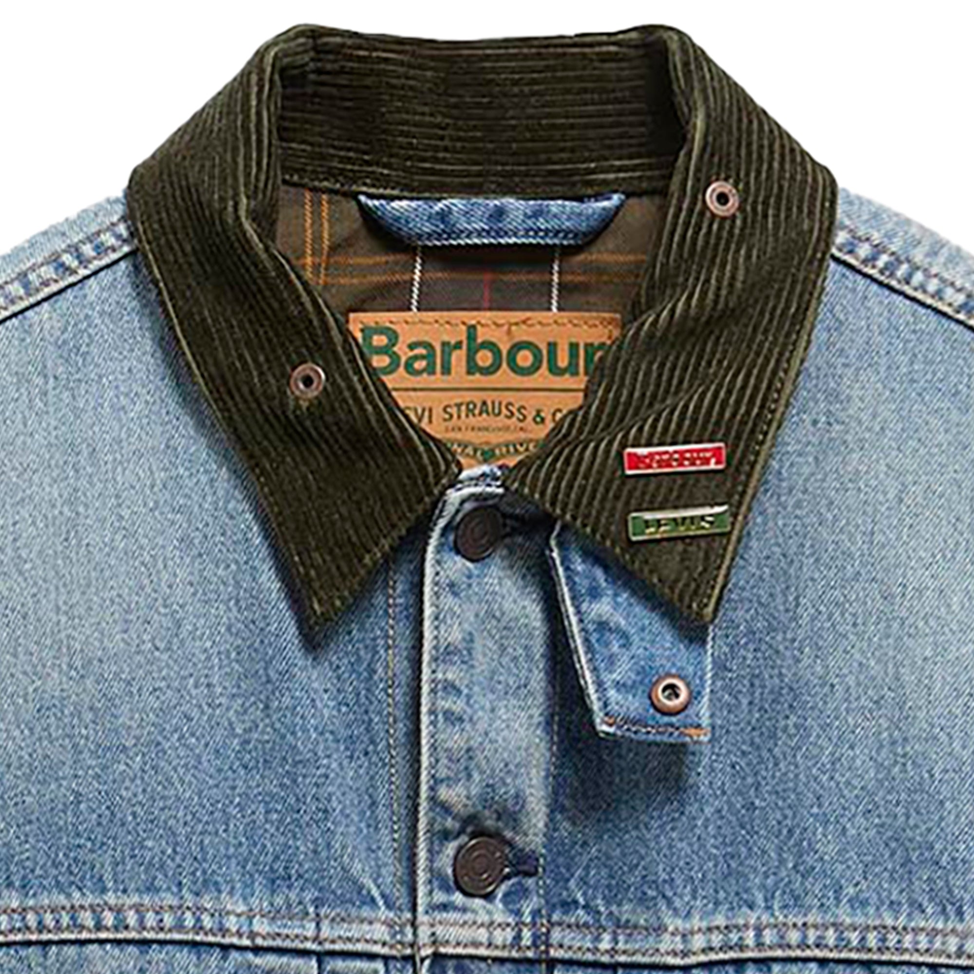 Barbour x Levis Type 2 Denim Jacket - Vintage Wash