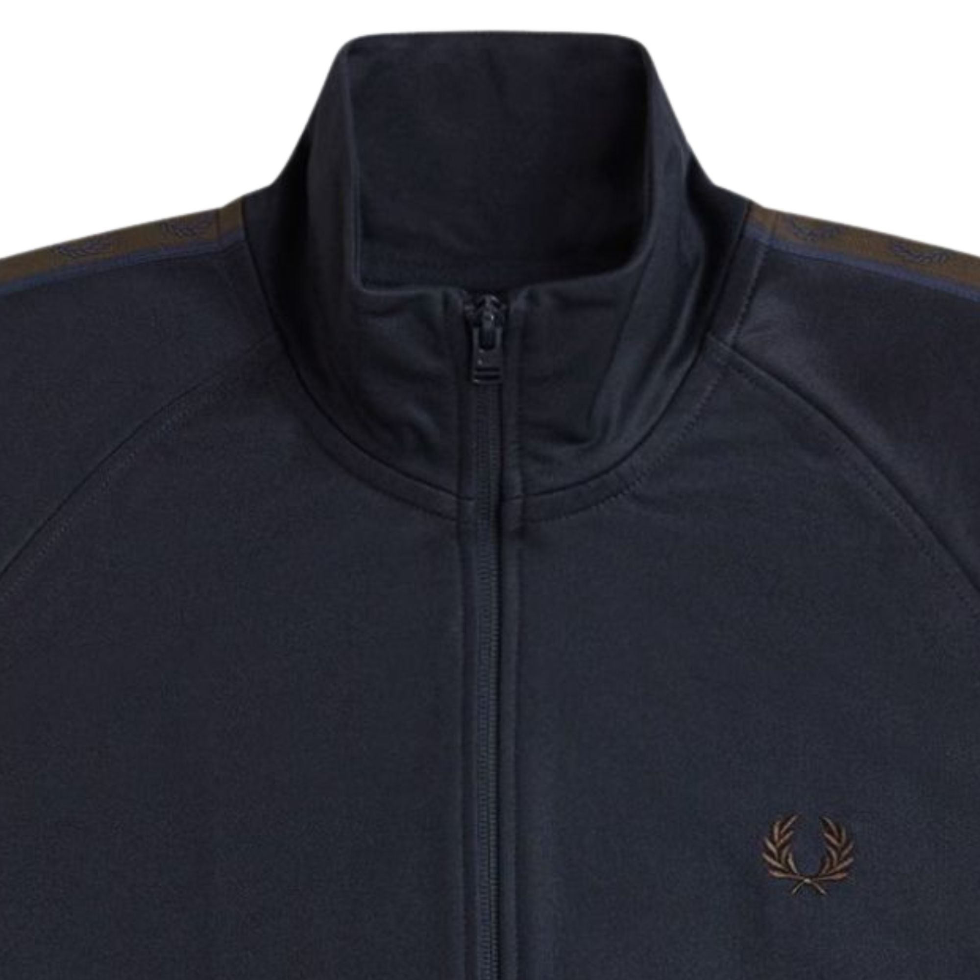 Fred Perry Contrast Sleeve Track Jacket - Navy