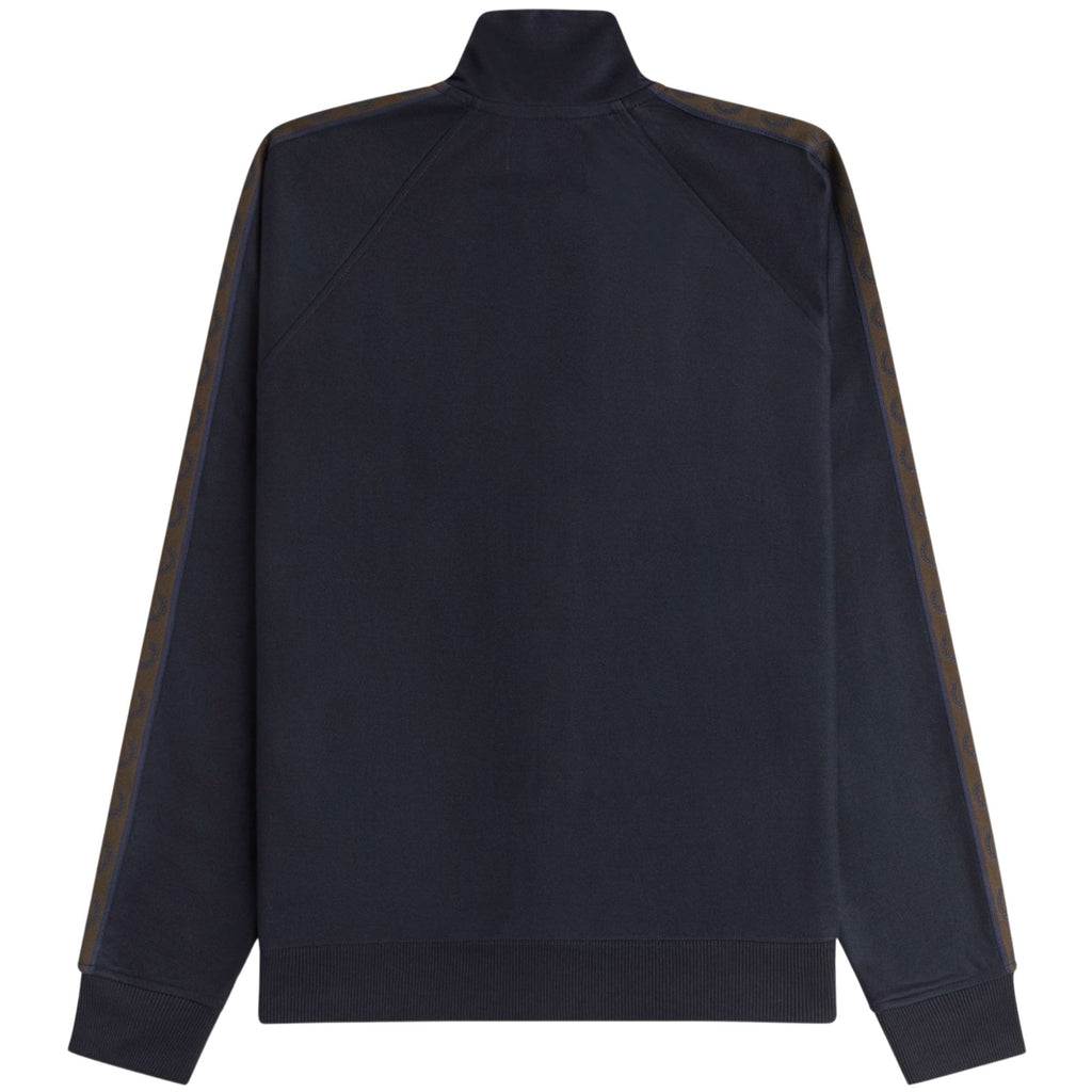 Fred Perry Contrast Sleeve Track Jacket - Navy