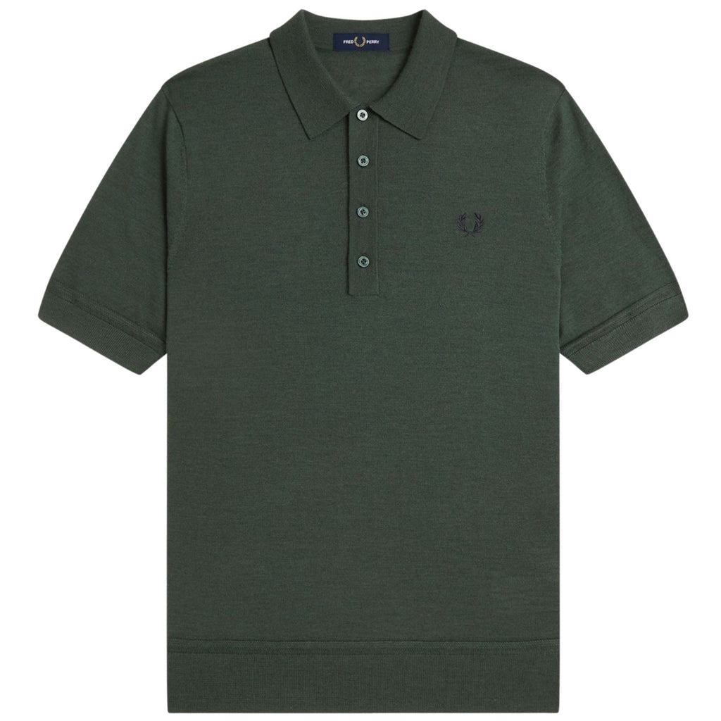 Fine Knit Shirt - Court Green