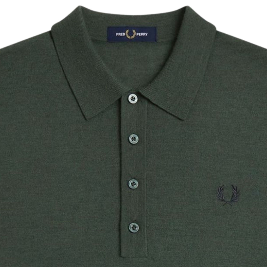 Fine Knit Shirt - Court Green