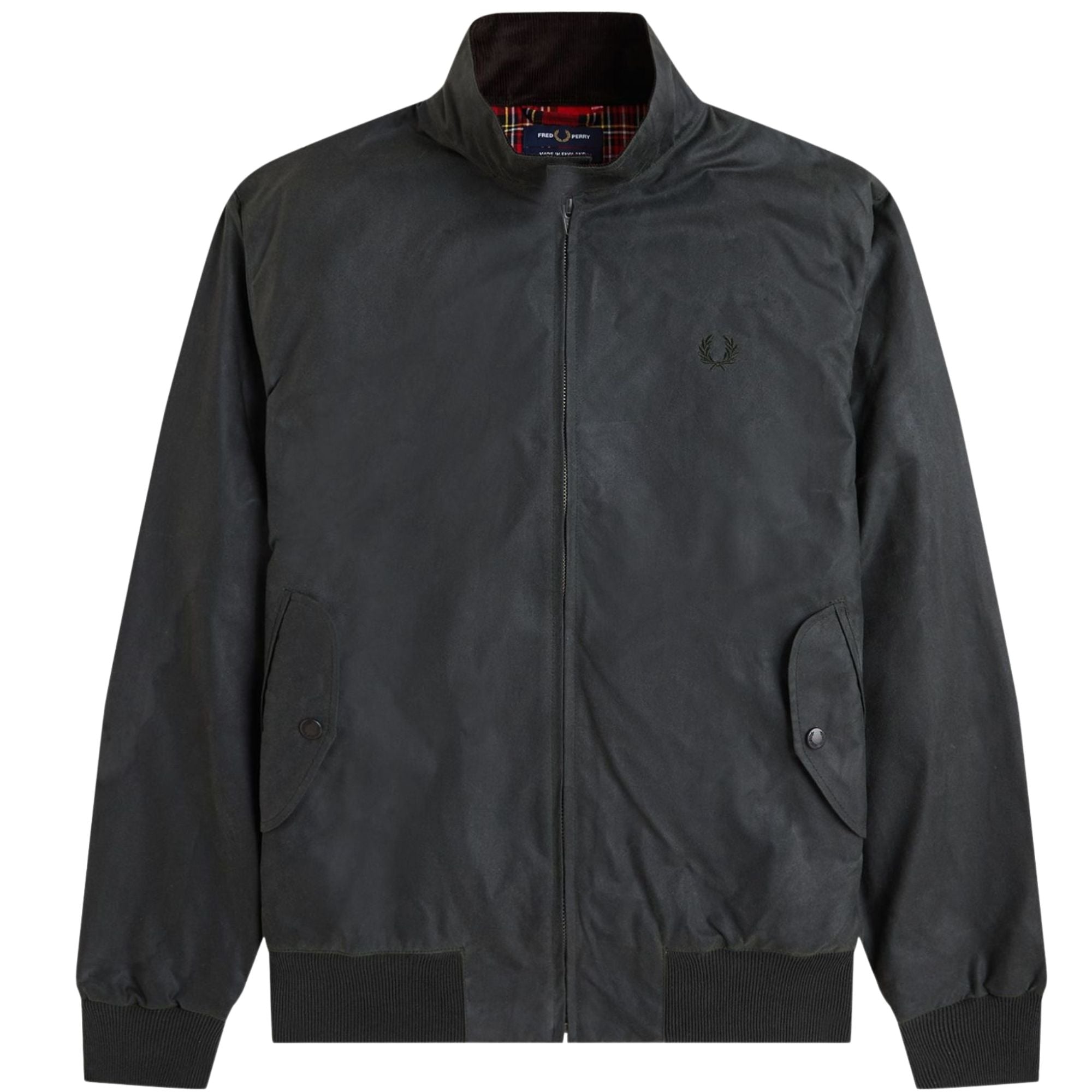 Waxed Harrington Jacket - Blackwatch