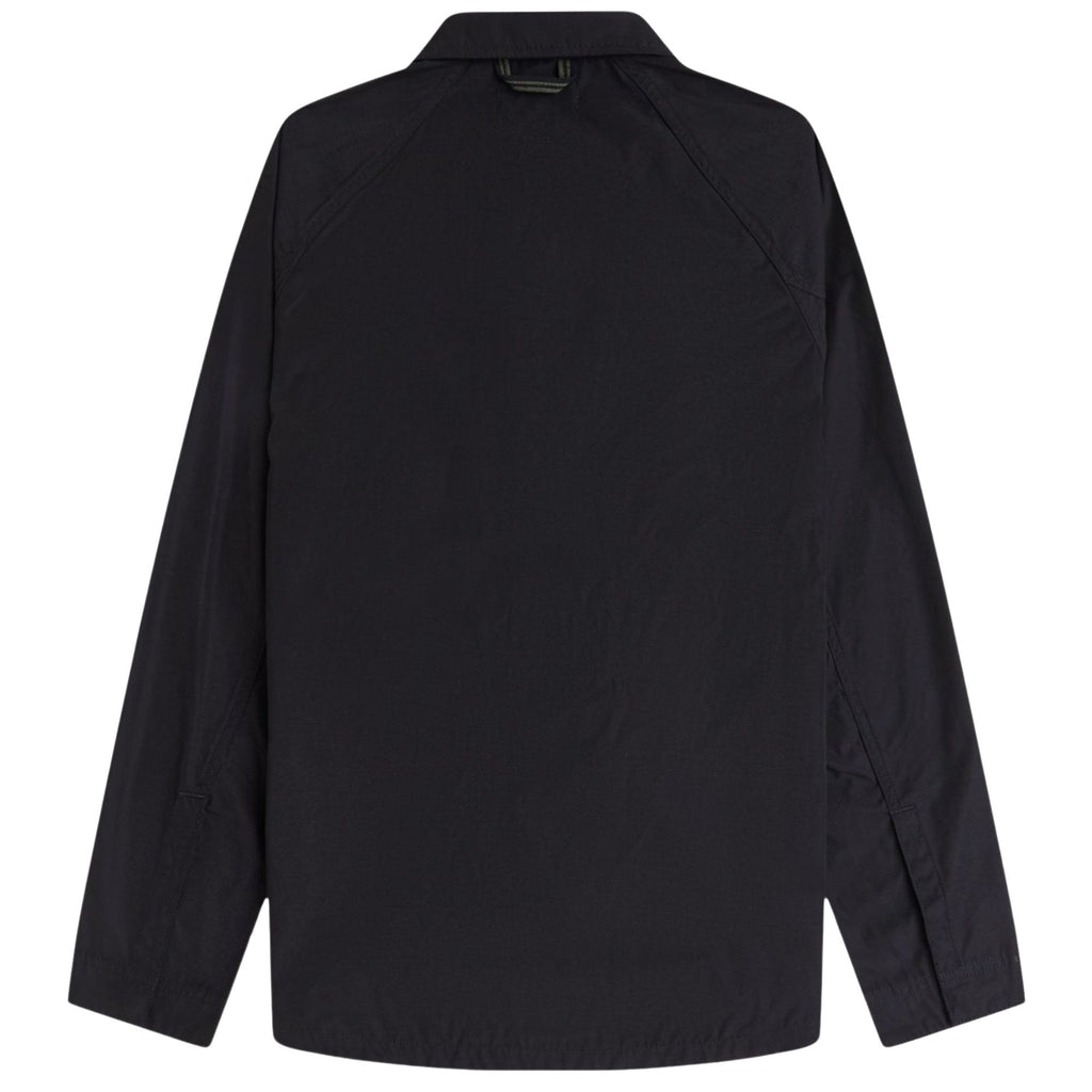 Raglan Utility Overshirt - Black