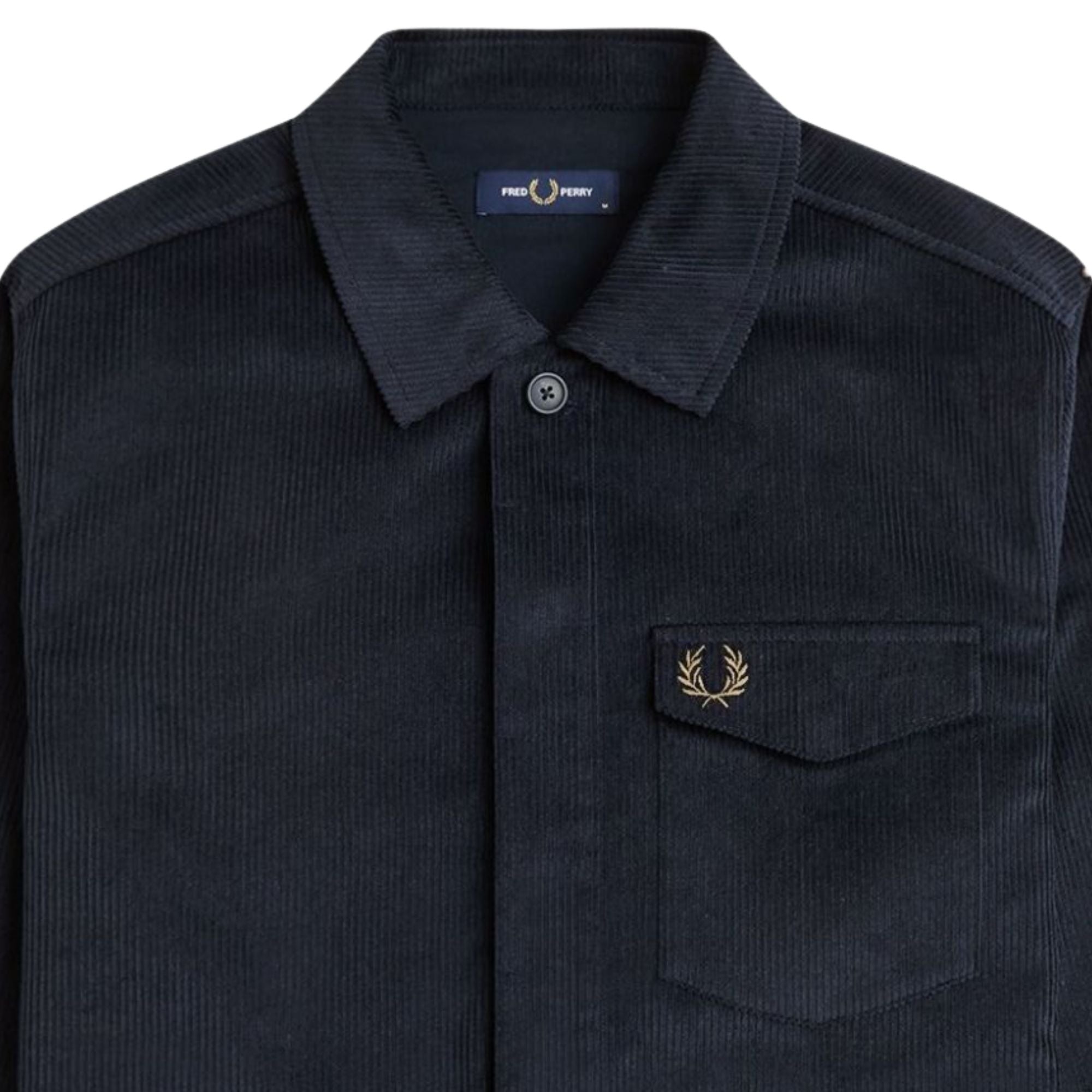 Corduroy Overshirt - Navy