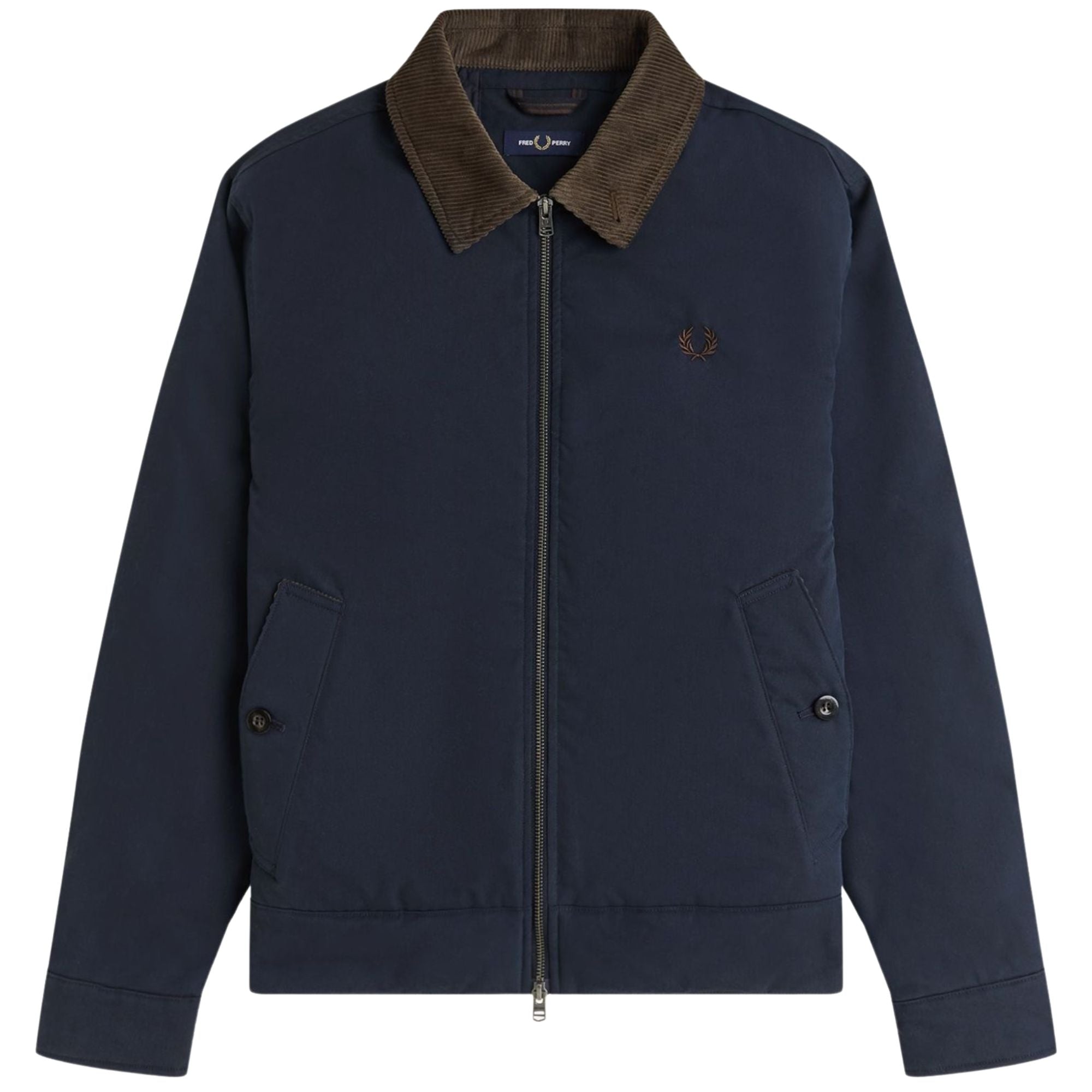 Fred Perry Caban Jacket - Navy J8535-608 – Stuarts London