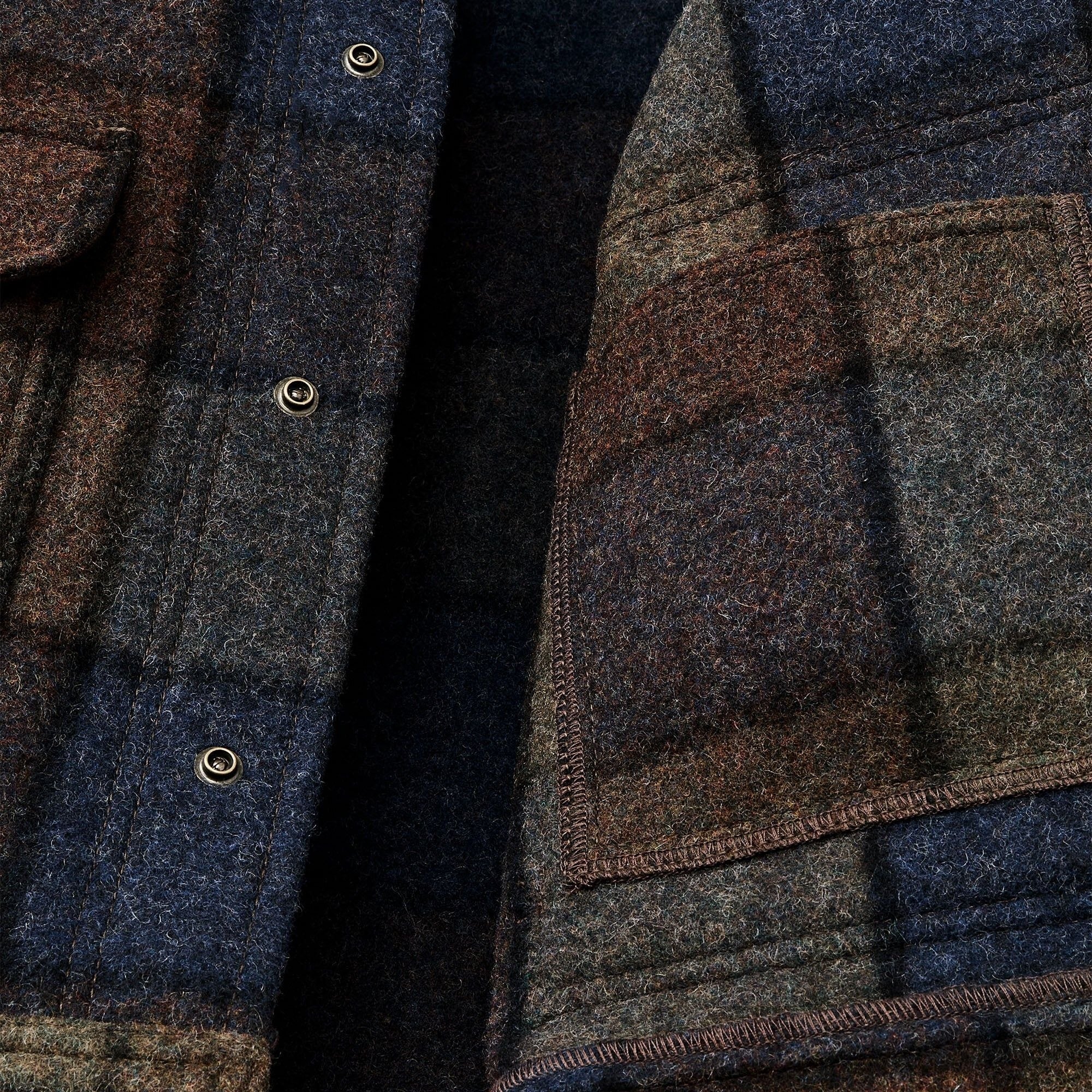 Mackinaw Wool Work Jacket - Multi Check