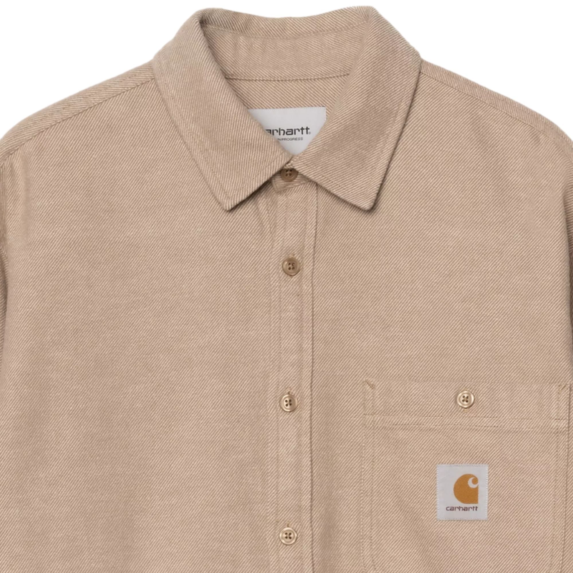 Carhartt WIP Long Sleeve Edgar Shirt - Peanut