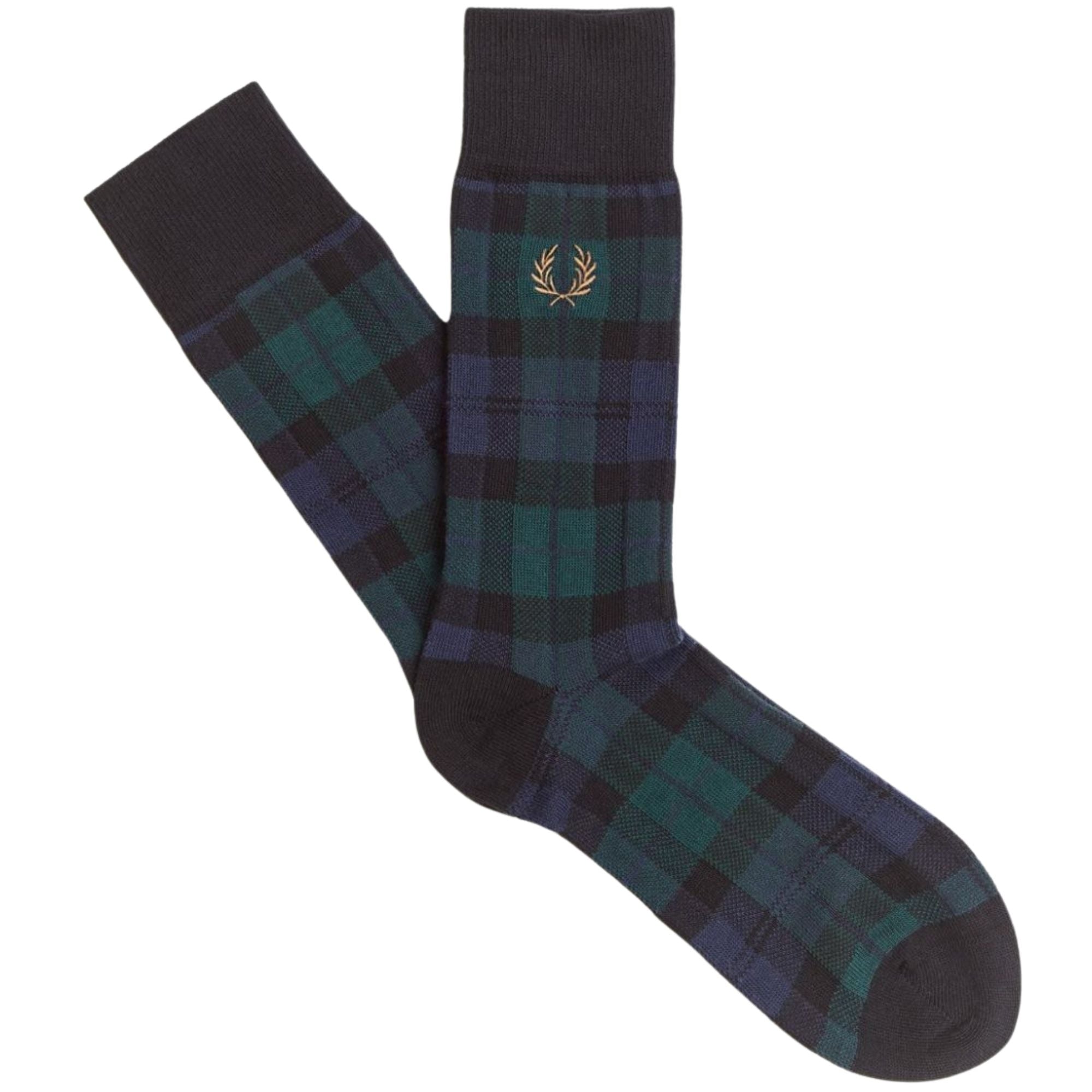 Fred Perry Tartan Sock - Blackwatch