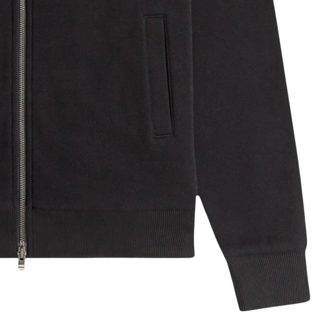 Zip Through Sweater - Black