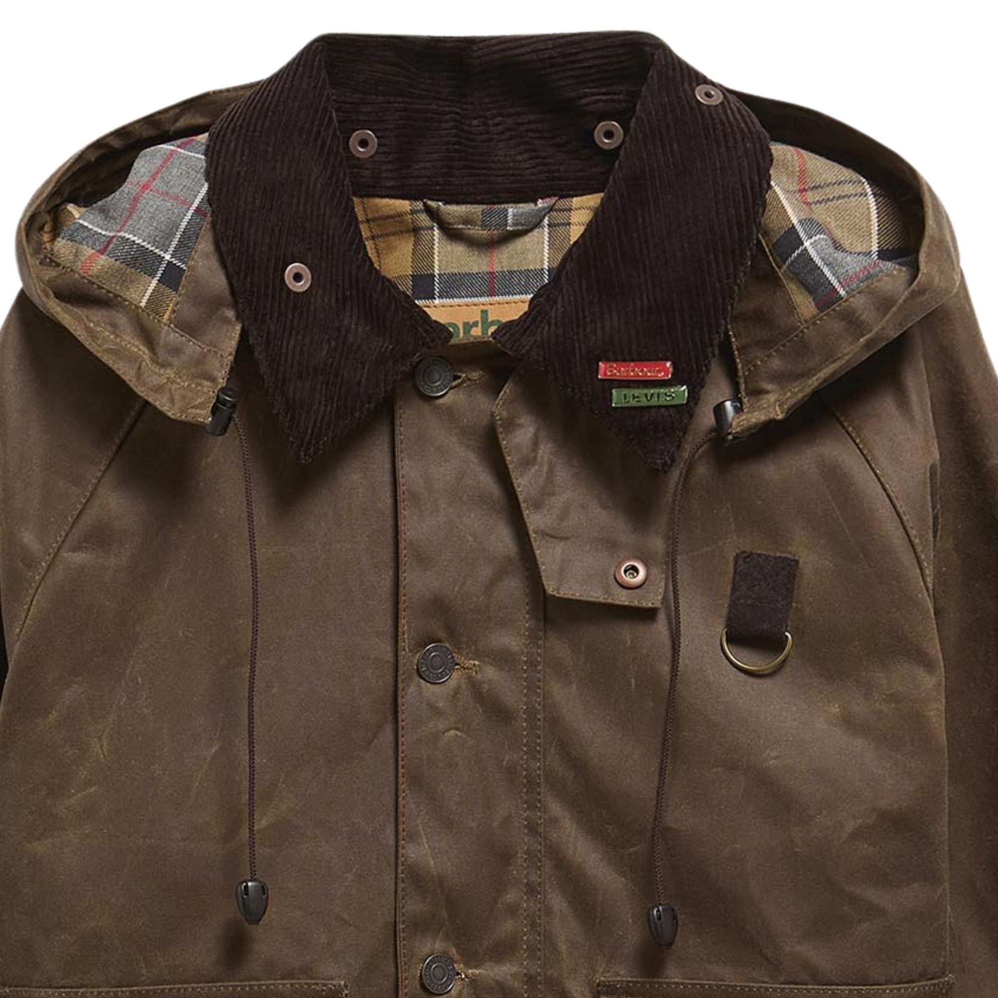 Barbour x Levis Spey Wax Jacket - Tan – Stuarts London