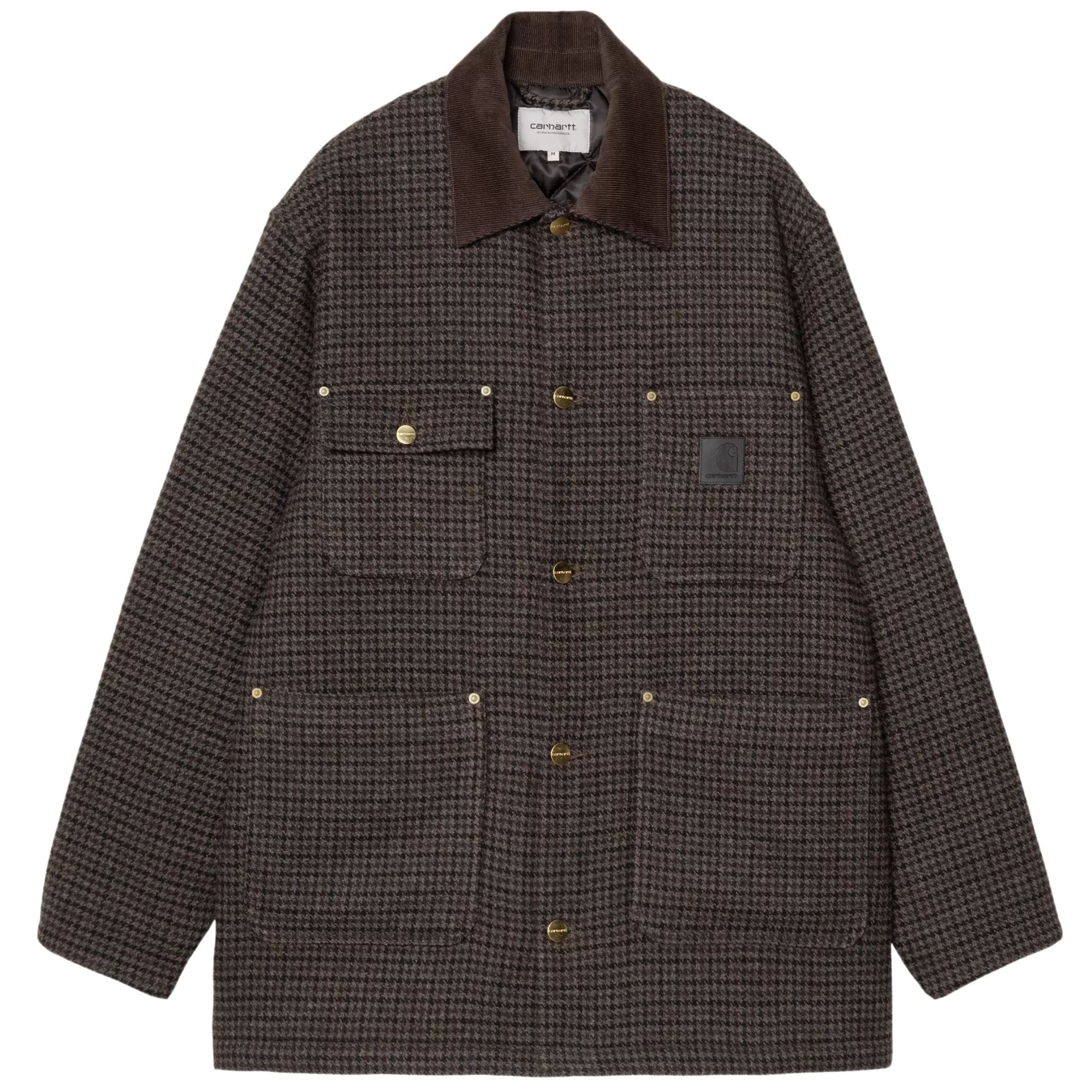 【完売品】Carhartt LOWIS CHORE COAT Msize Carhartt WIP Lowis Chore Coat - Houndstooth – Stuarts London