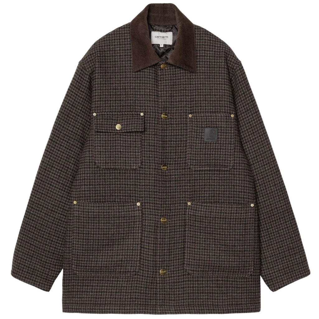 Carhartt WIP Lowis Chore Coat - Houndstooth