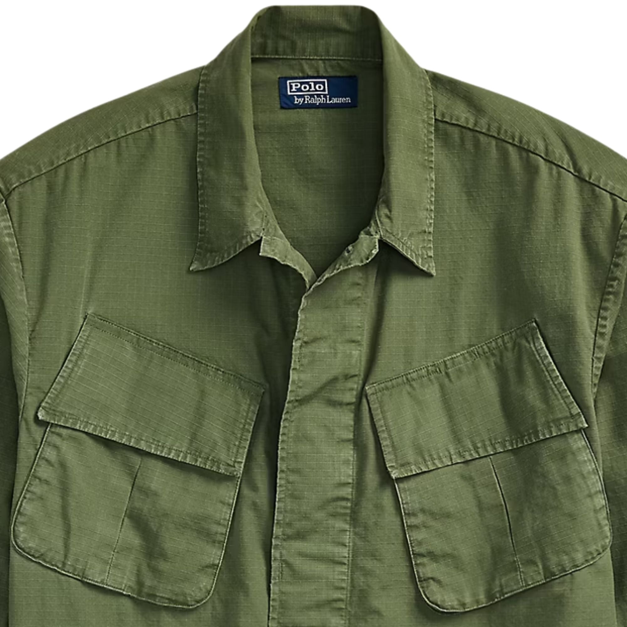 Polo Ralph Lauren Ripstop Utility Overshirt - Green – Stuarts London