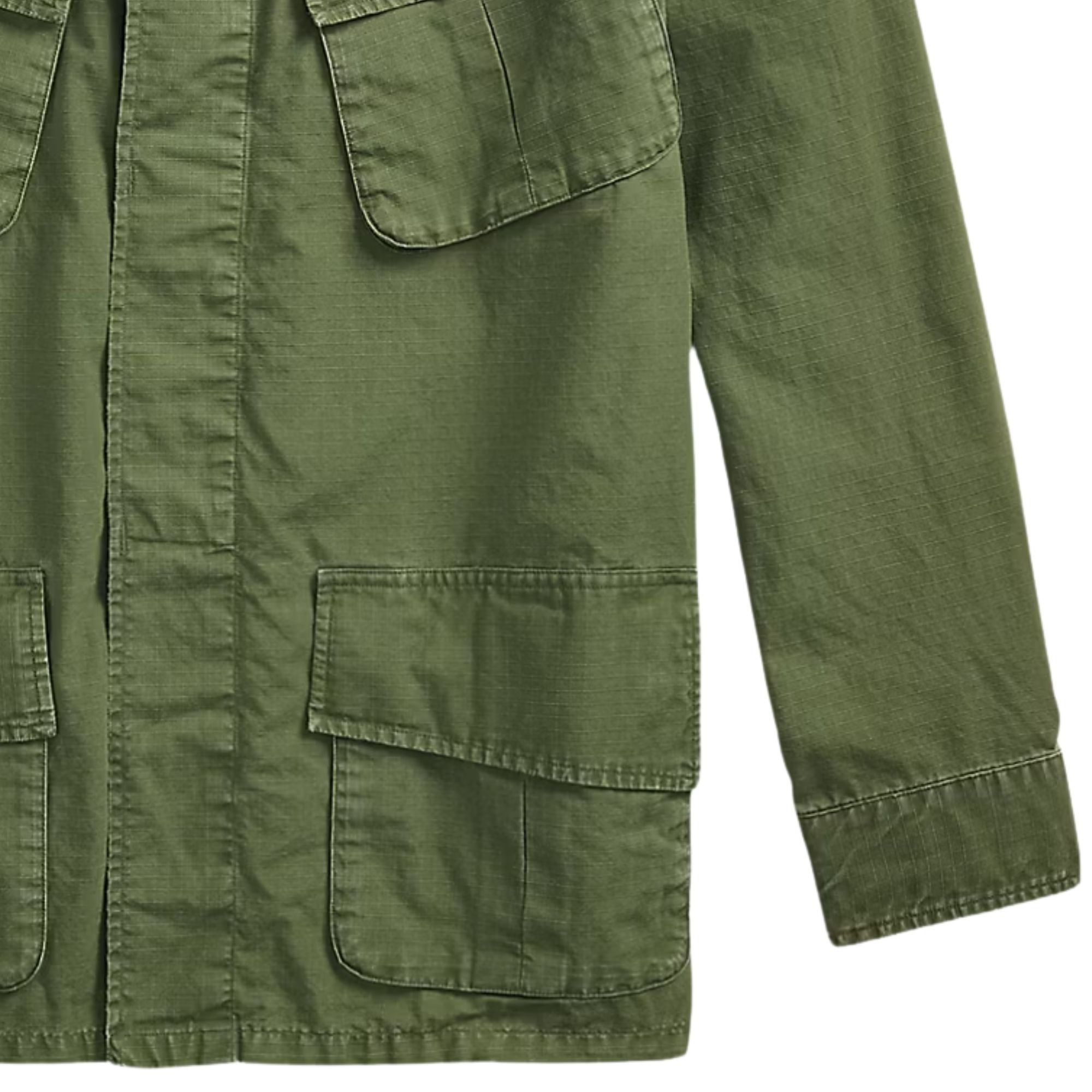 Polo Ralph Lauren Ripstop Utility Overshirt - Green – Stuarts London