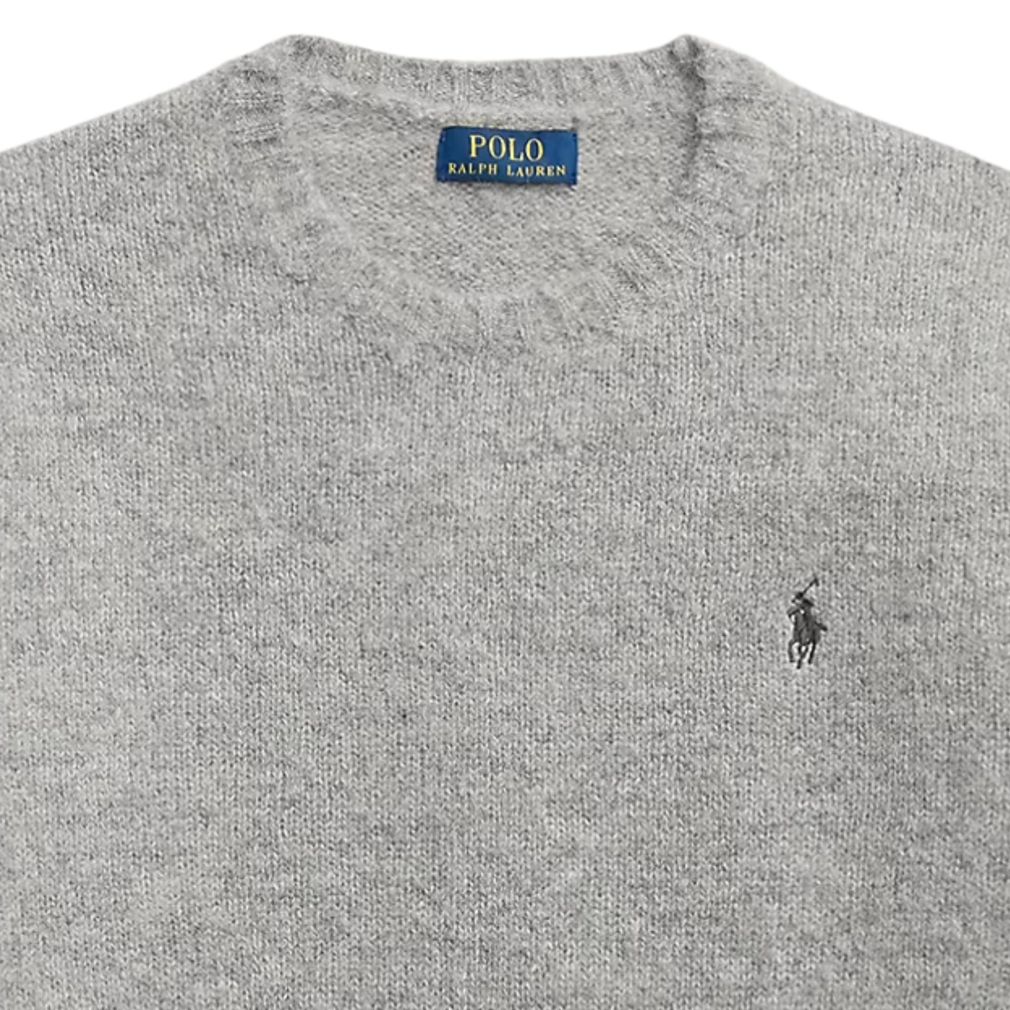 Polo Ralph Lauren Textured Crewneck Jumper - Grey