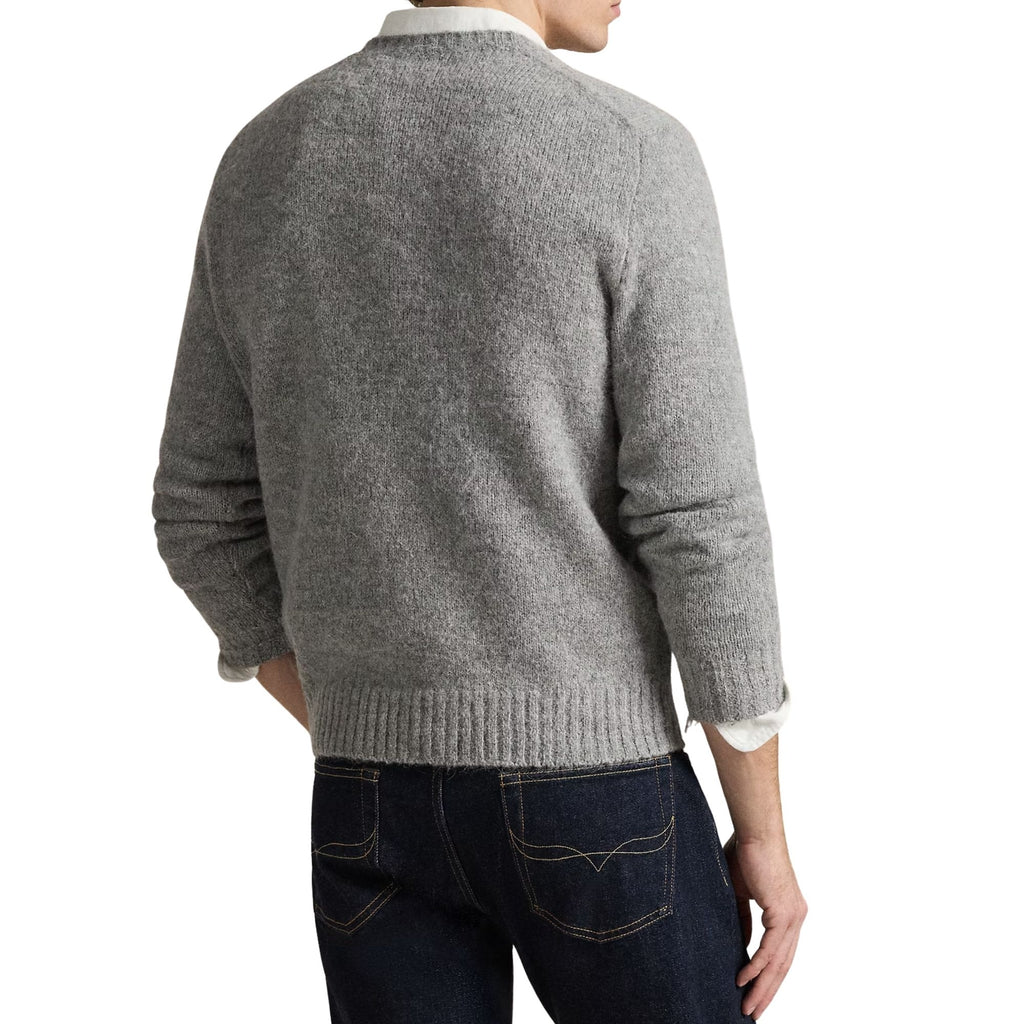 Polo Ralph Lauren Textured Crewneck Jumper - Grey