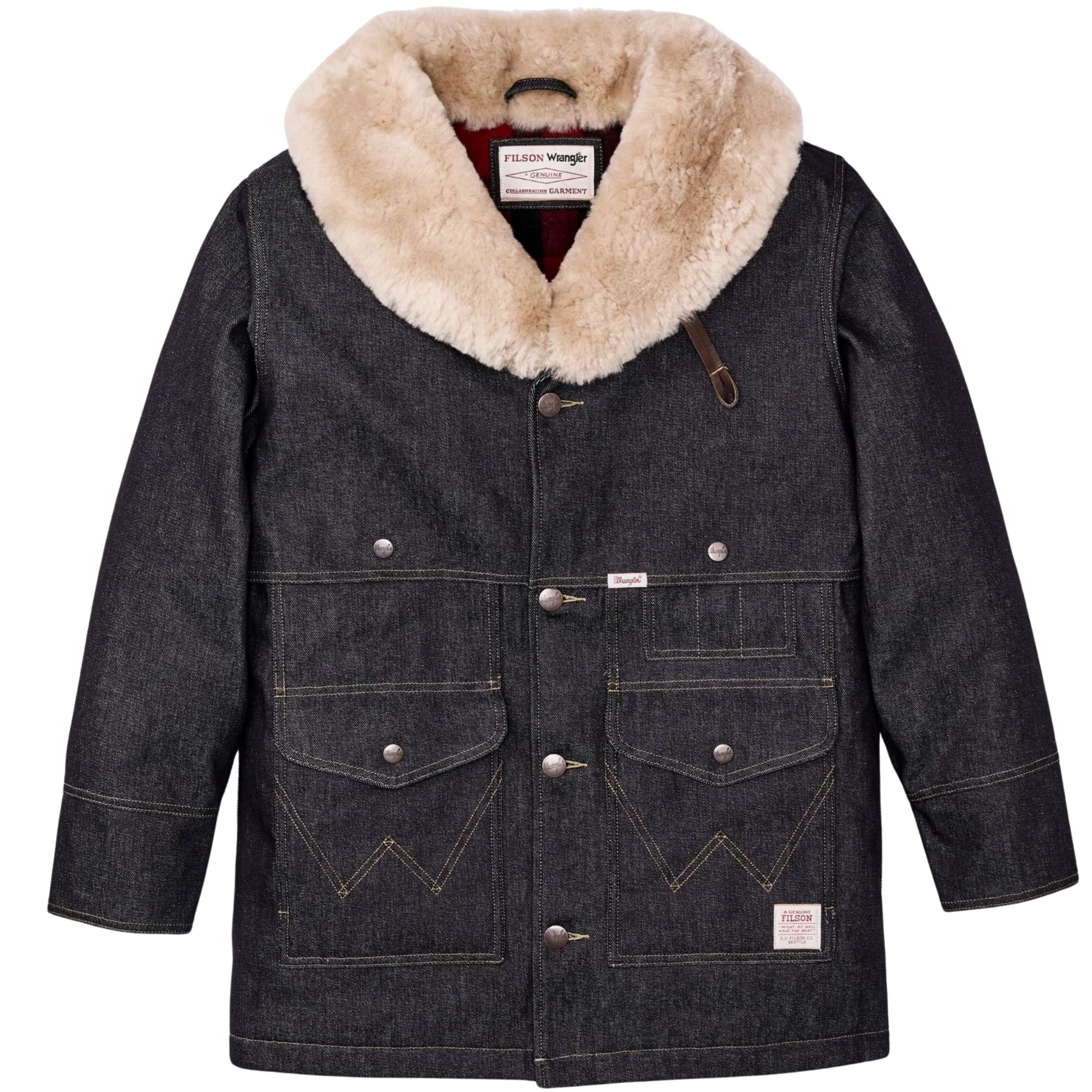 x Wrangler Packer Coat  - Indigo