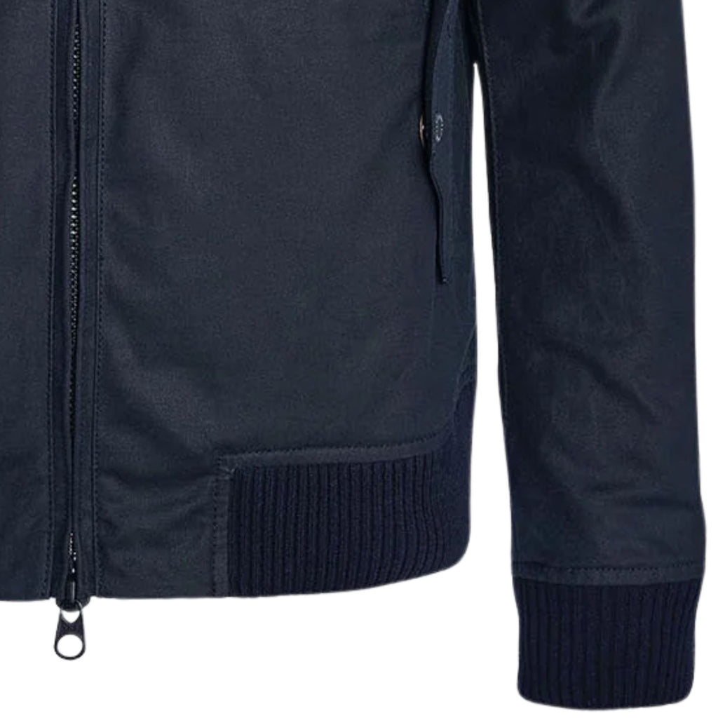 Porton Wax Jacket - Dark Navy