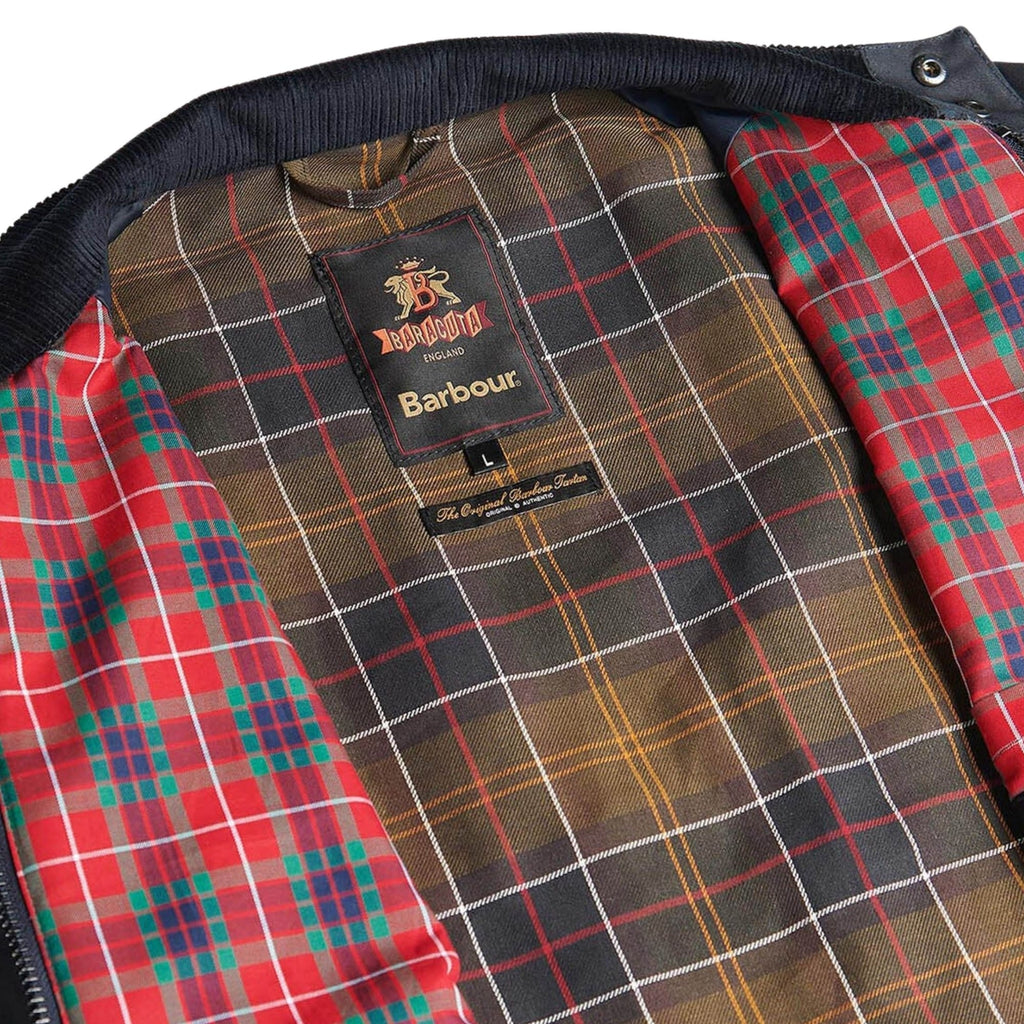 Porton Wax Jacket - Dark Navy