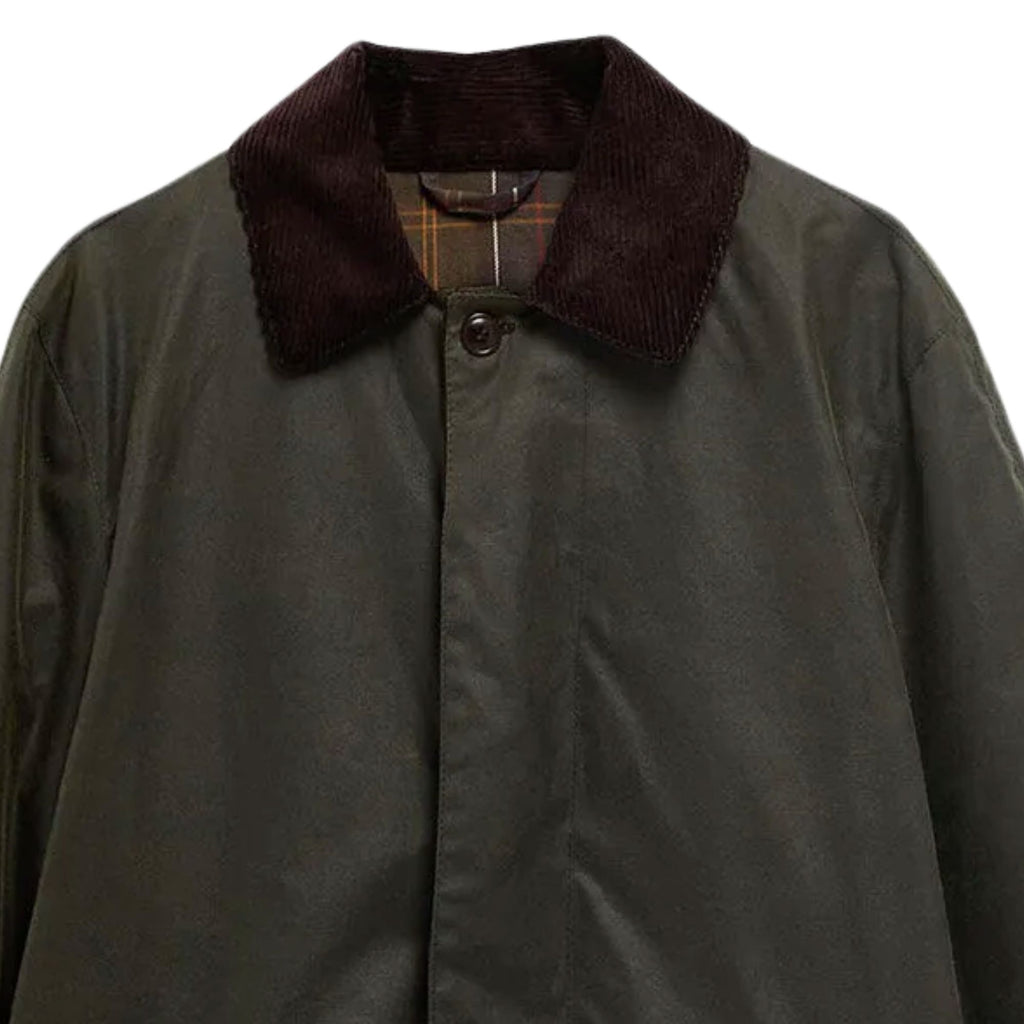 Barbour x Baracuta Tyne Wax Coat - Olive