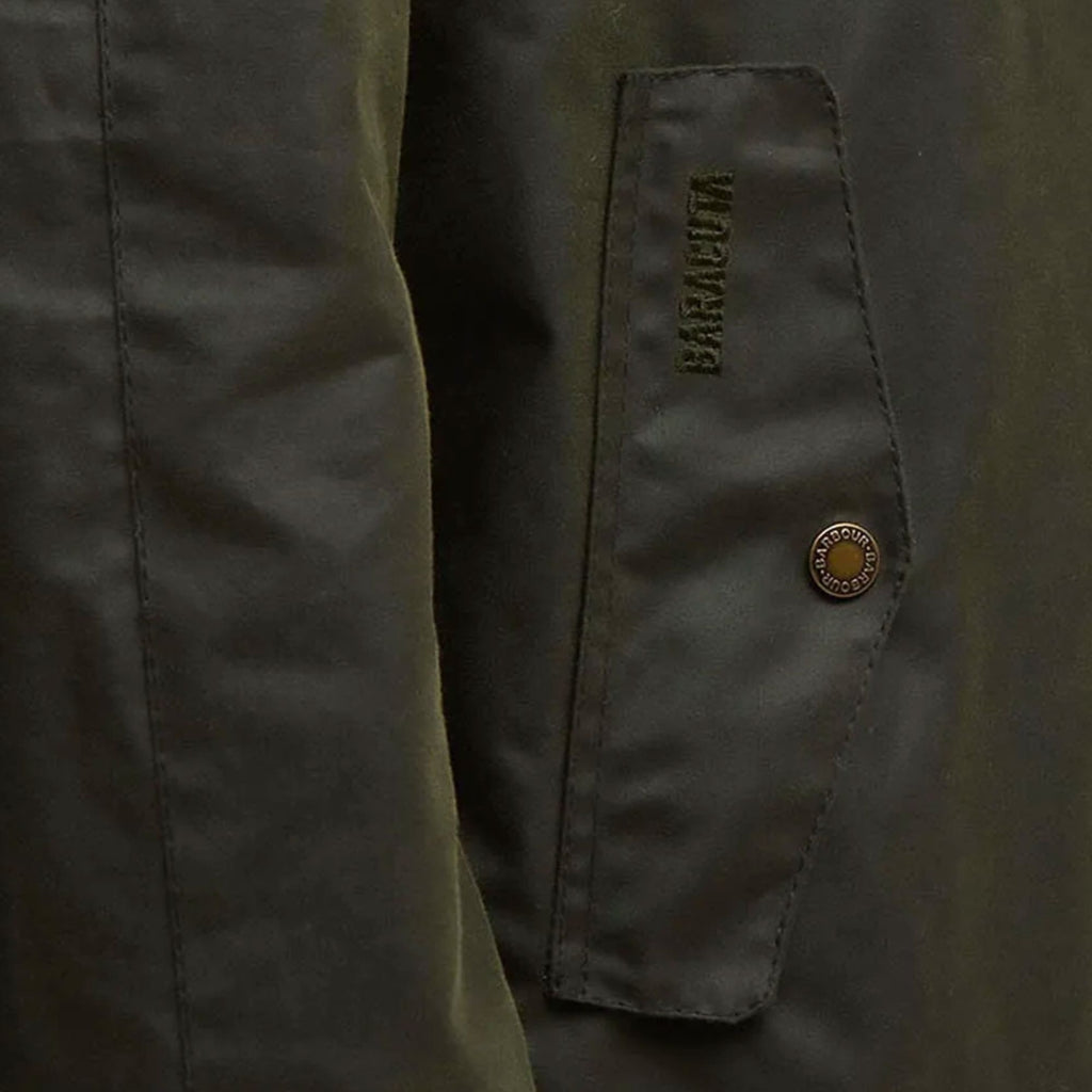 Barbour x Baracuta Tyne Wax Coat - Olive