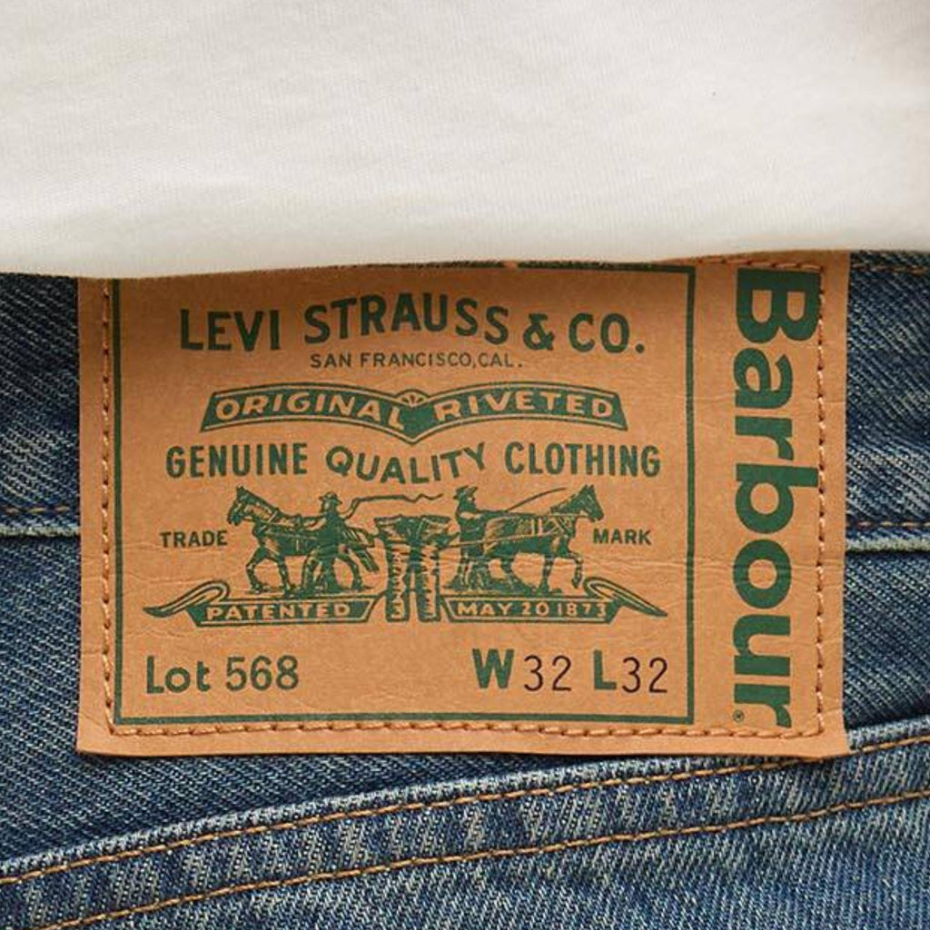 Barbour x Levis 568 Jeans - Denim