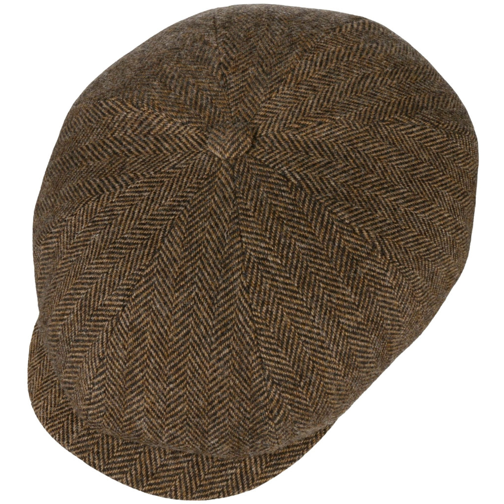 Hatteras Classic Wool Flat Cap - Brown