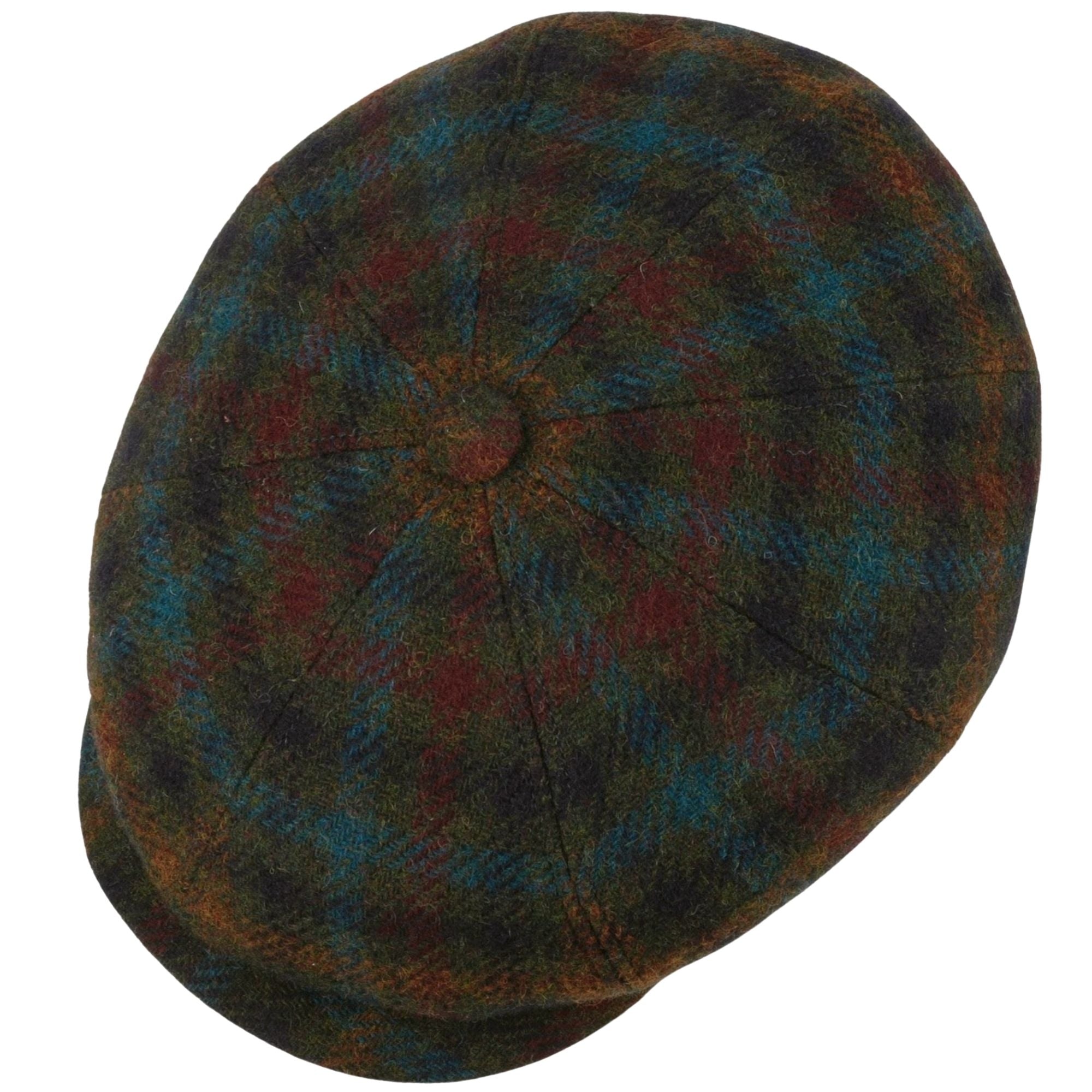 Hatteras Haworth Wool Flat Cap - Multi