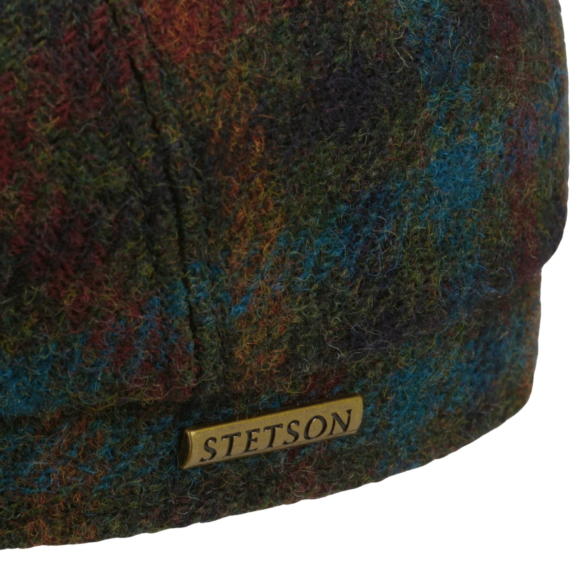 Hatteras Haworth Wool Flat Cap - Multi