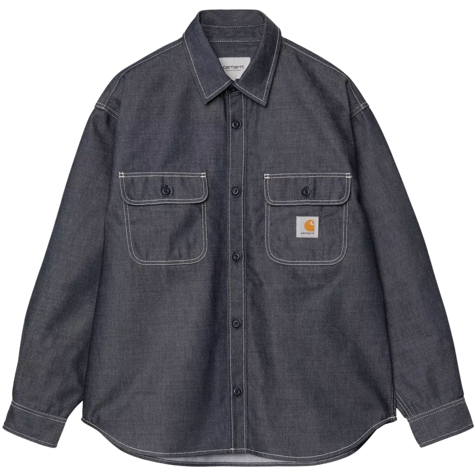Carhartt WIP Tigan Shirt Jac - Blue Rigid I036263-0101 – Stuarts