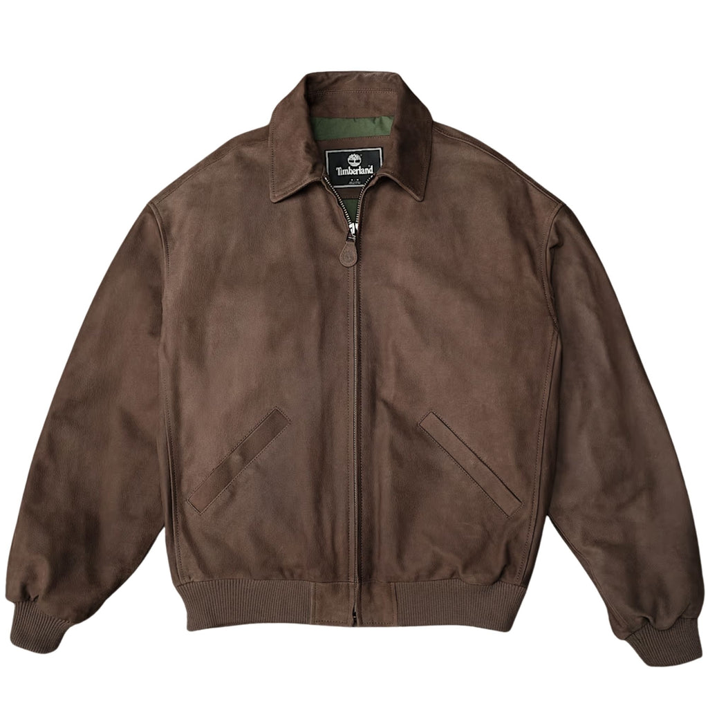 Timberland Re-issue Leather Bomber - Brown