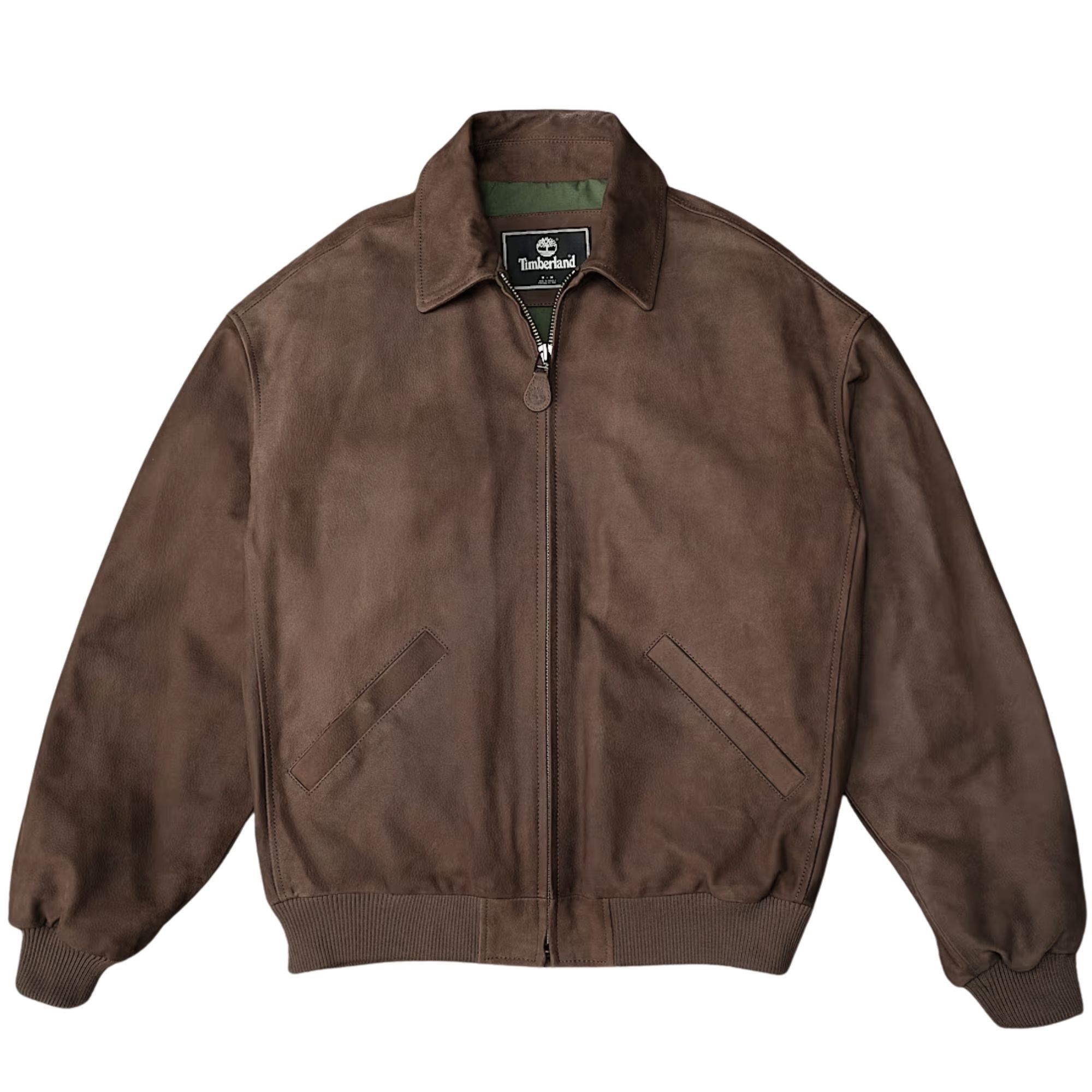 Timberland Re-issue Leather Bomber - Brown