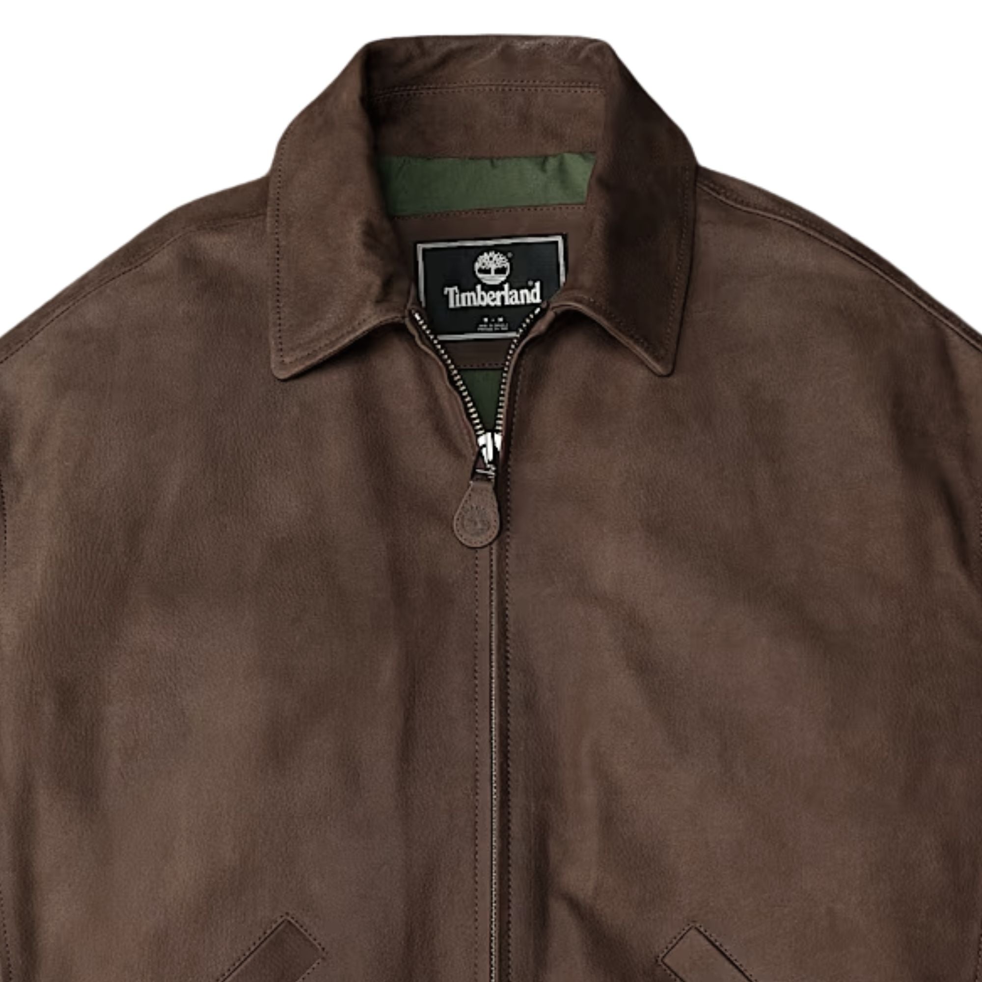Timberland Re-issue Leather Bomber - Brown