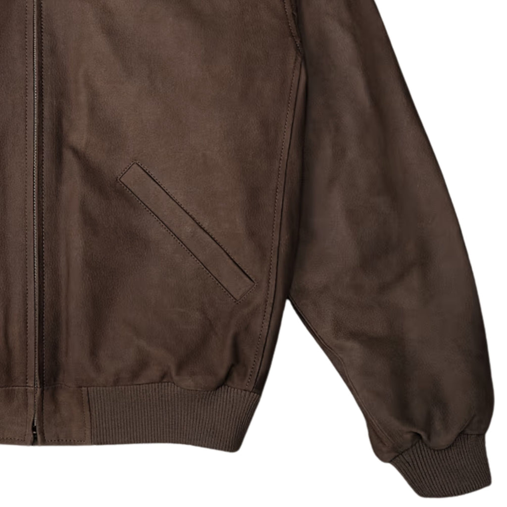 Timberland Re-issue Leather Bomber - Brown