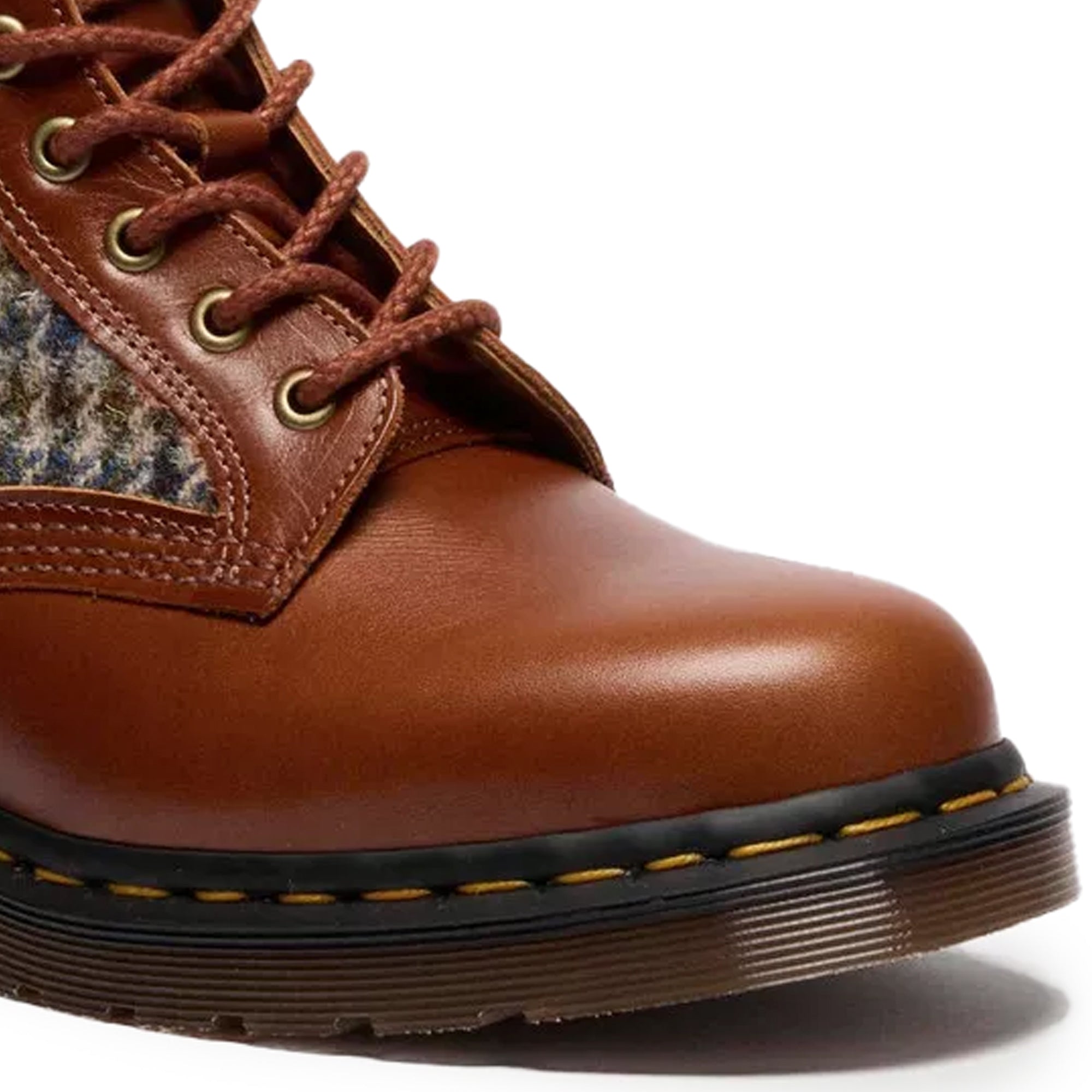 Dr. Martens Made In England 1460 Harris Tweed - Amber Tan