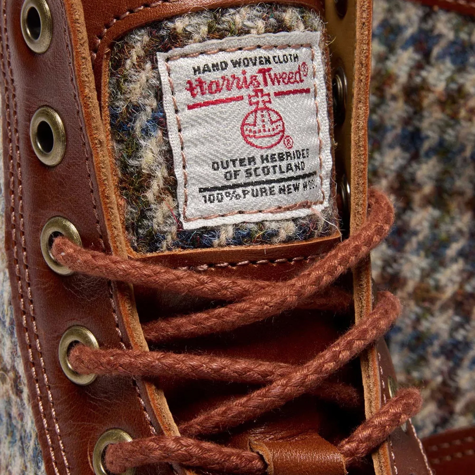 Dr. Martens Made In England 1460 Harris Tweed - Amber Tan Dr. Martens Made In England 1460 Harris Tweed - Amber Tan