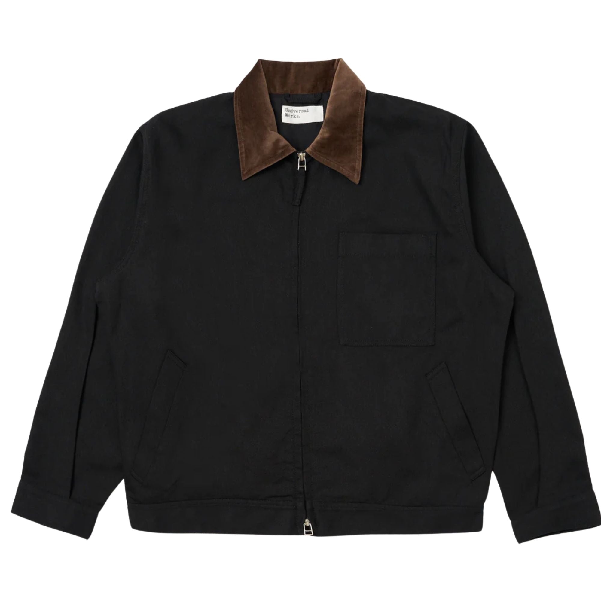 Twill Rose Bowl Jacket - Black