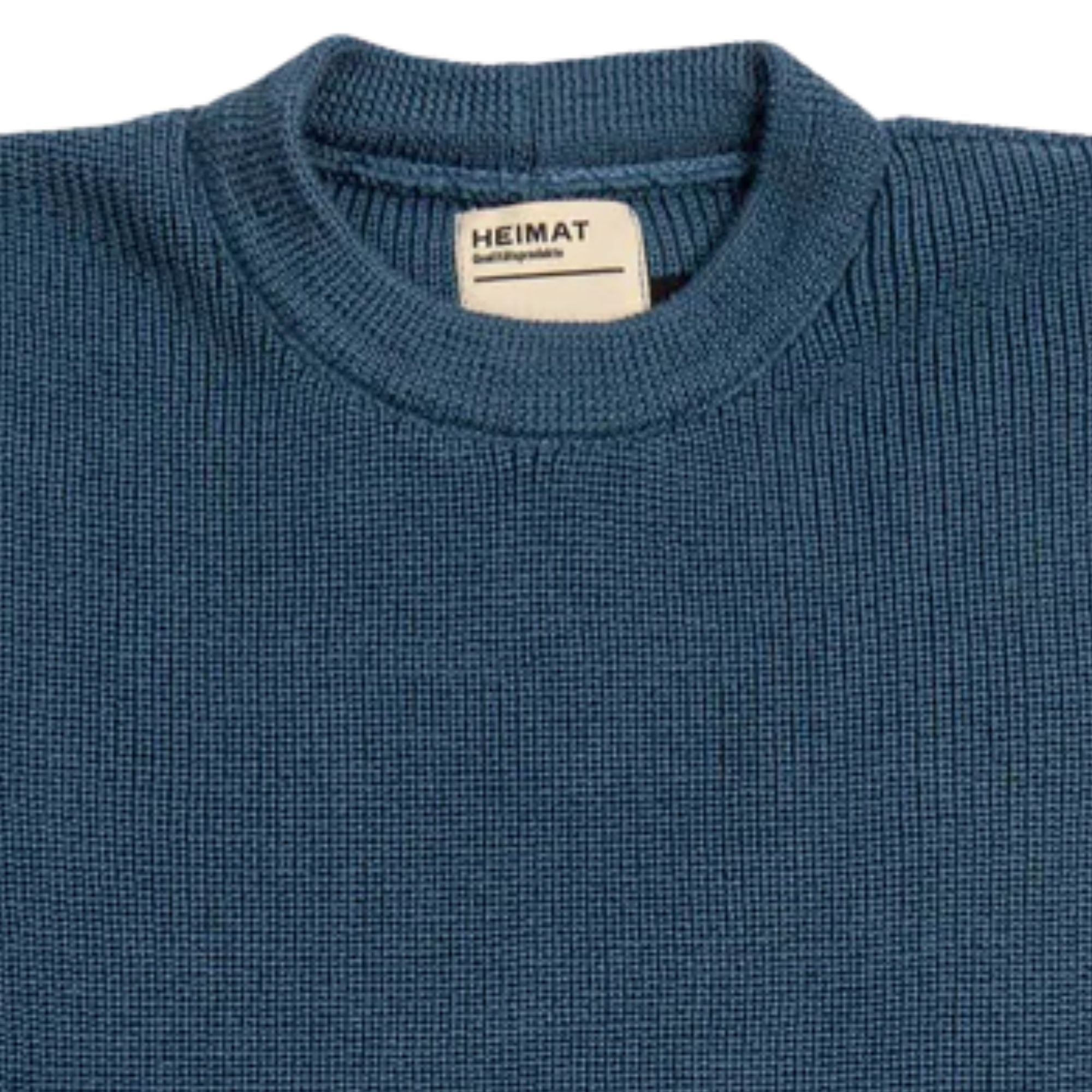 Merino Rundhals - Trail Blue