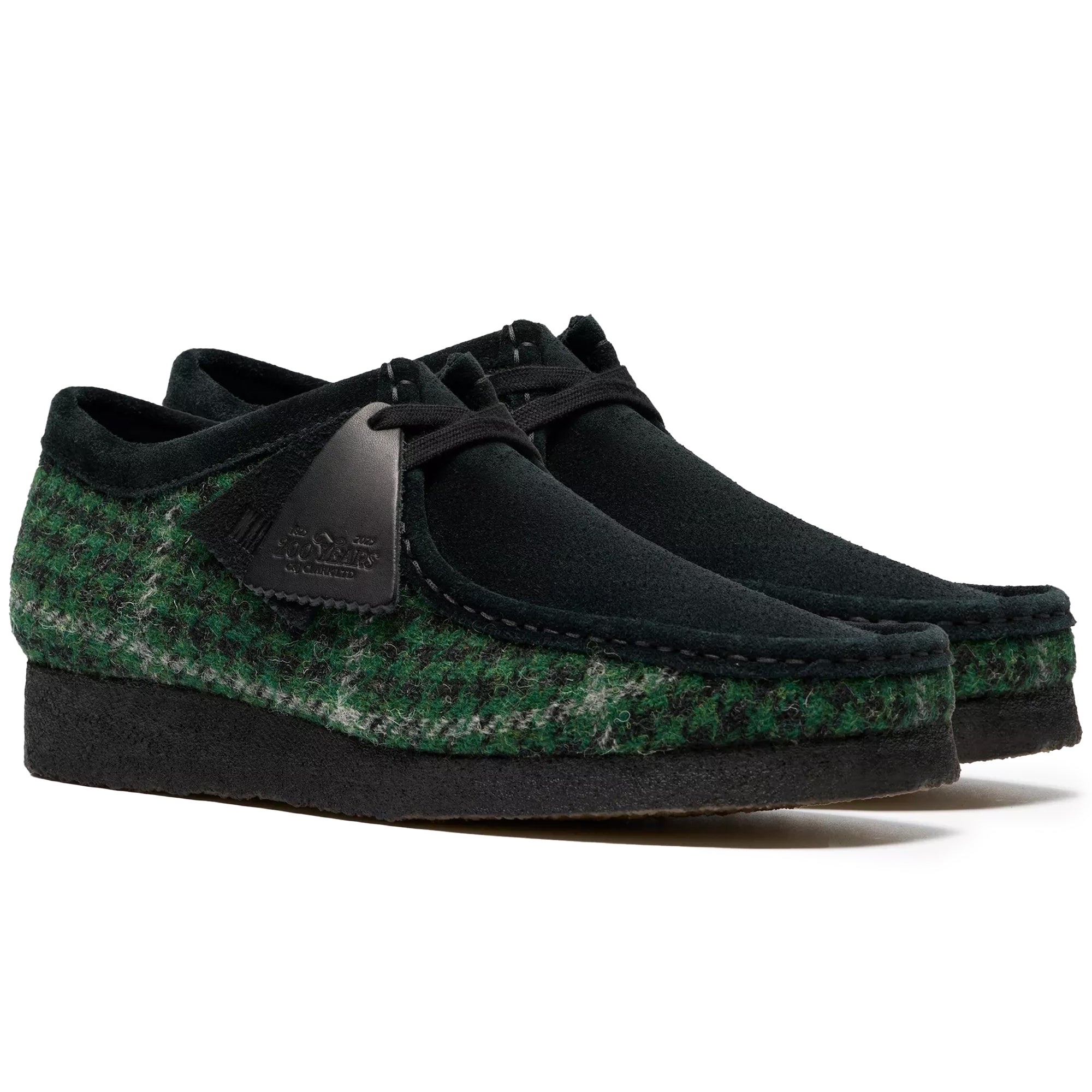 Wallabee x Harris Tweed - Green Combo