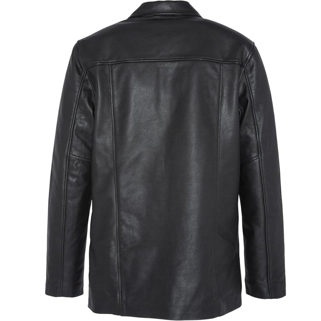 Maine 2 Leather Jacket - Black