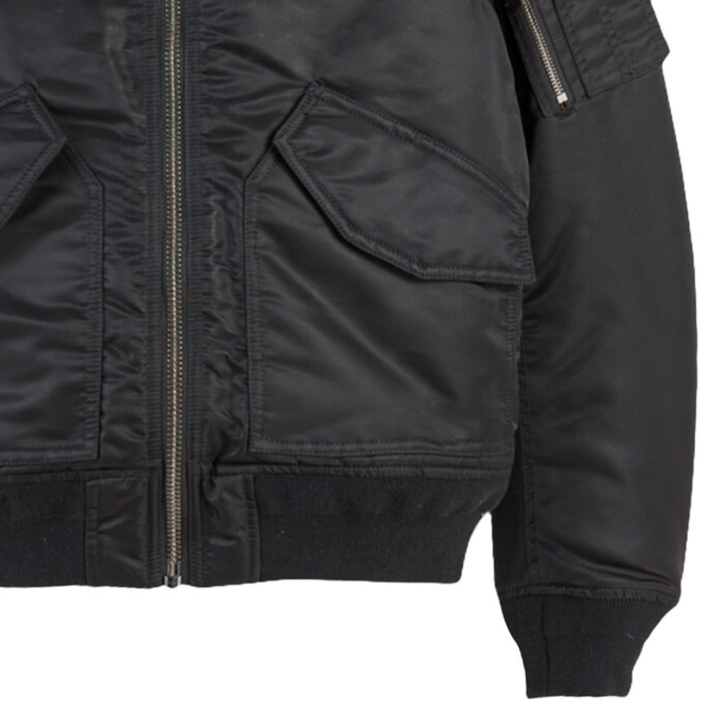 CWU 90's Fit Bomber Jacket - Black